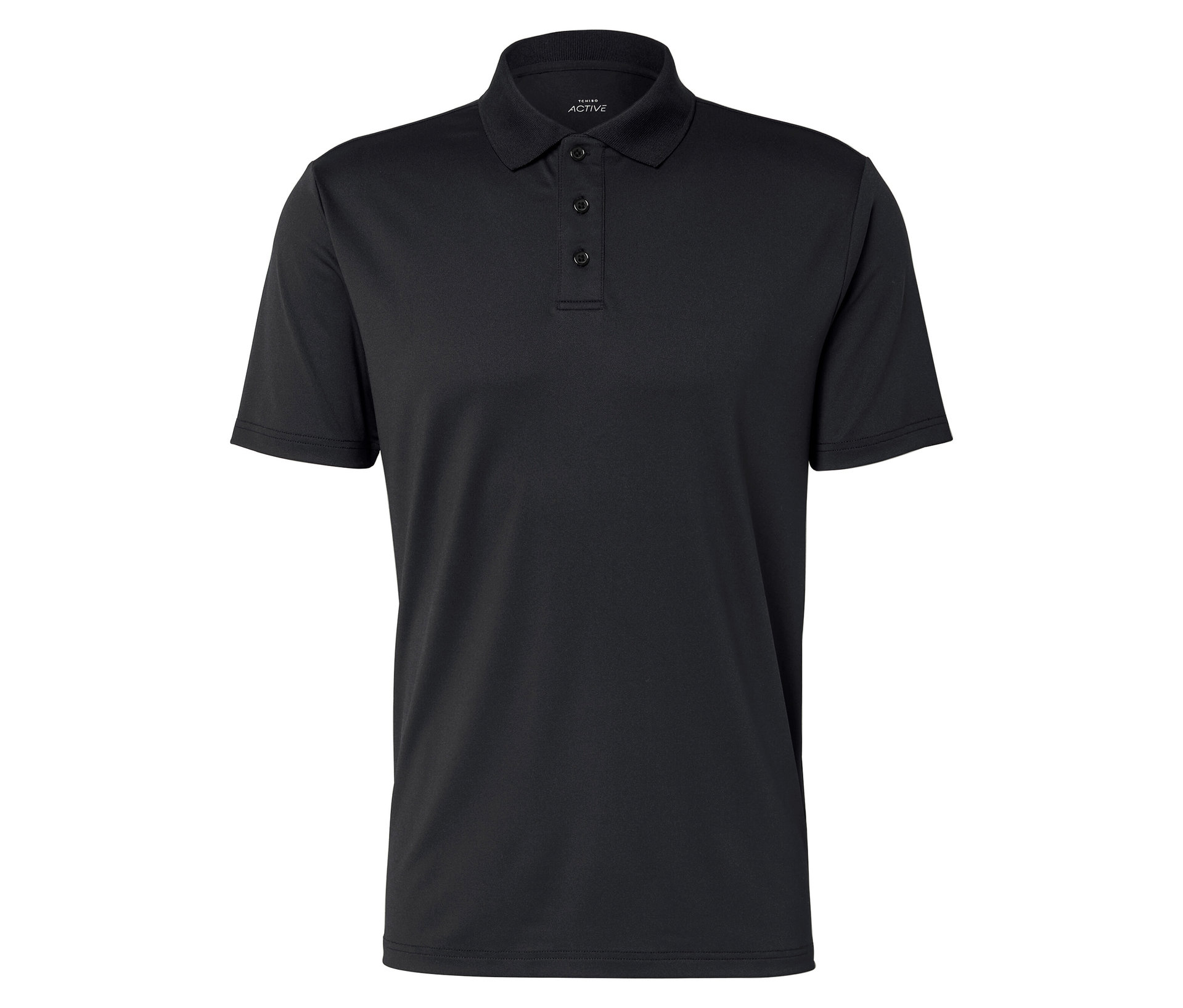 Tchibo - Outdoorowa koszulka funkcyjna polo- czarny