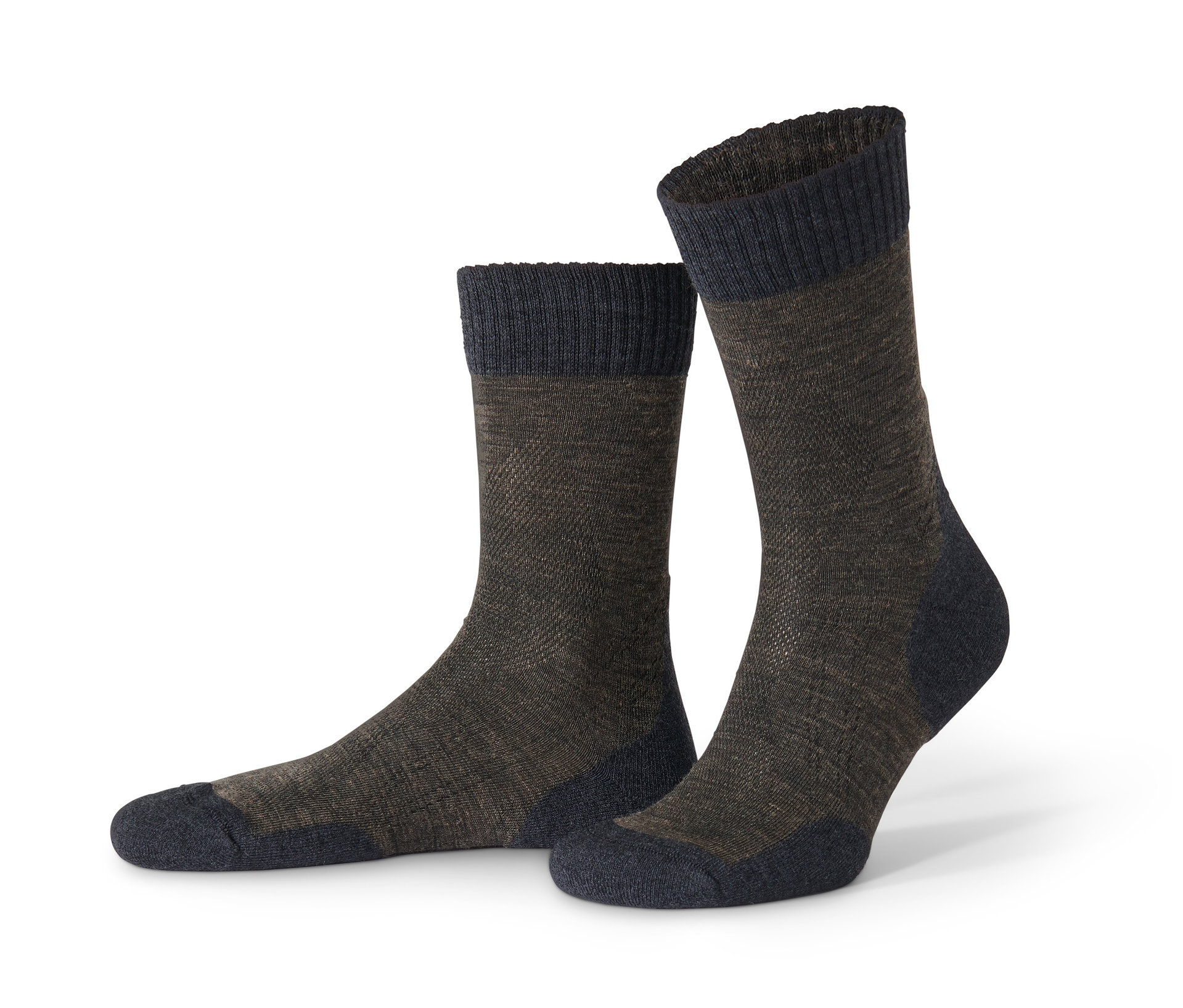 Tchibo - Ciepłe skarpety z wełną - unisex- zielony