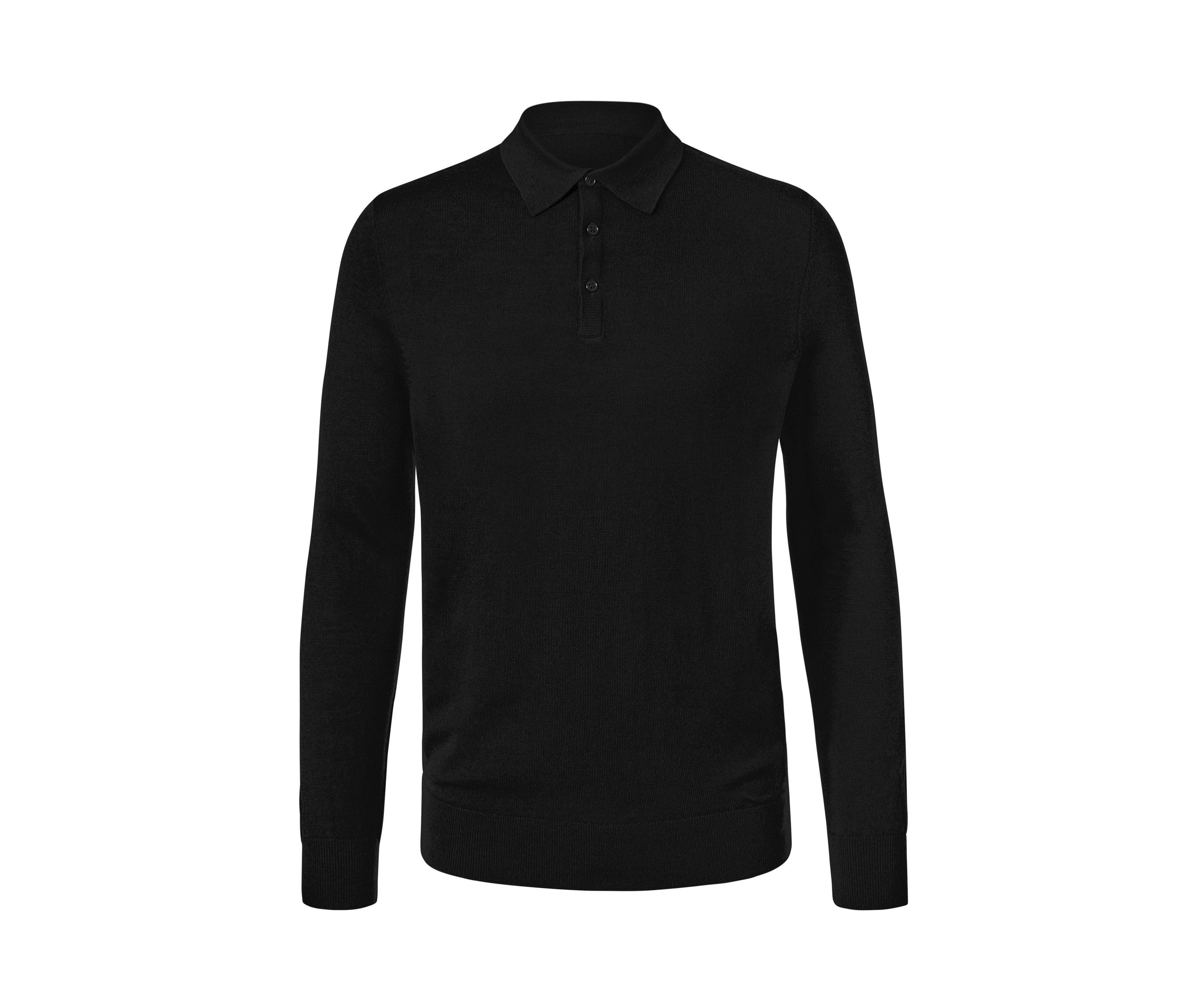 Tchibo - Męski sweter z wełny merino, czarny