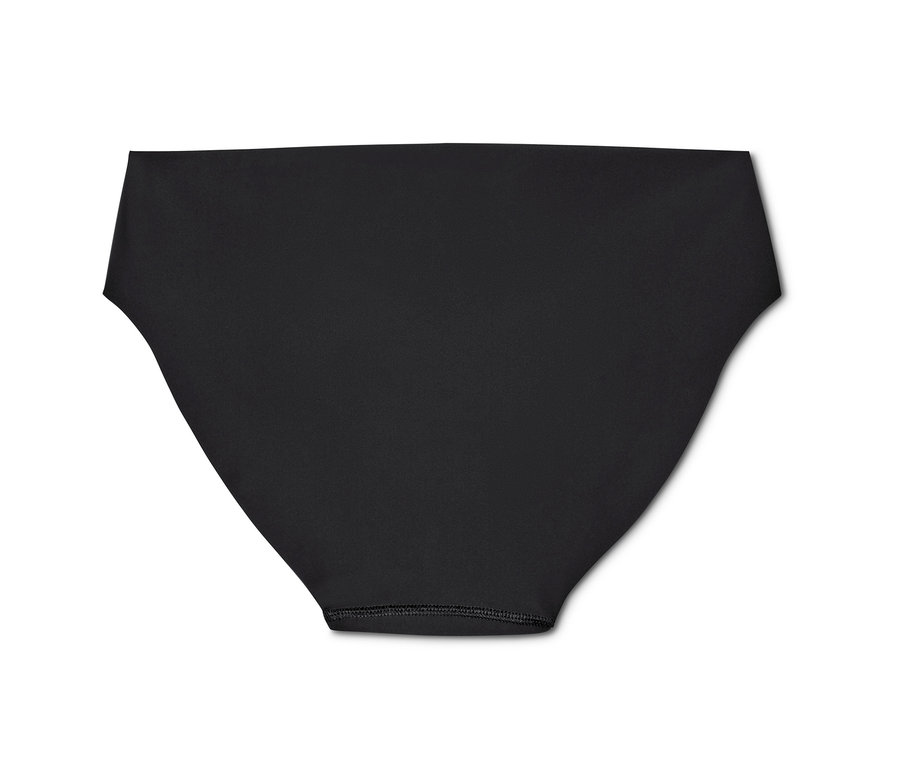 Szczegółowe zdjęcie jednej czarnej figi magic cut, 2 pary.