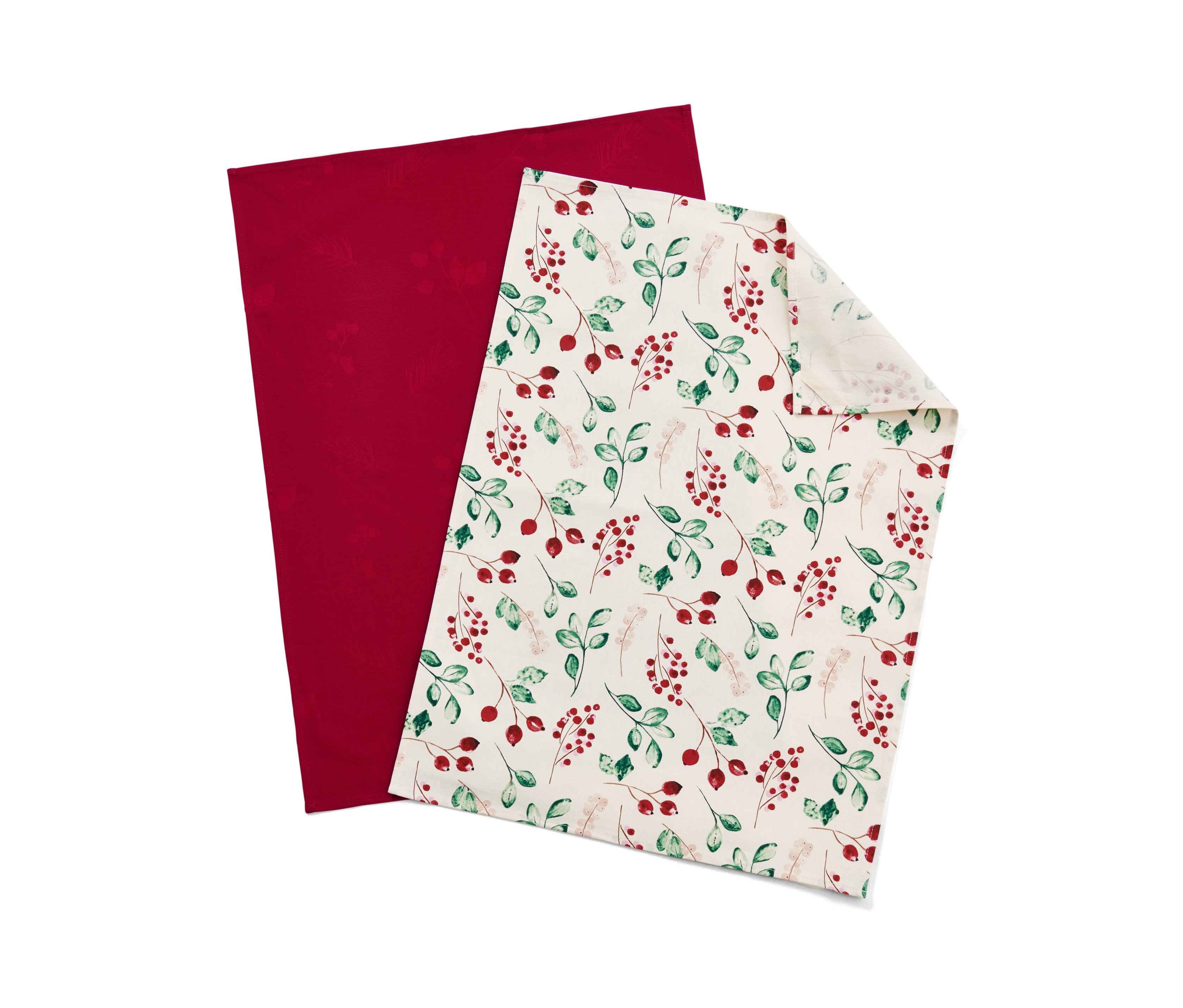 Tchibo - Ścierki do naczyń - kolor: brązowy/zielony