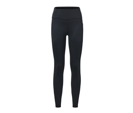 Czarne legginsy termoaktywne.