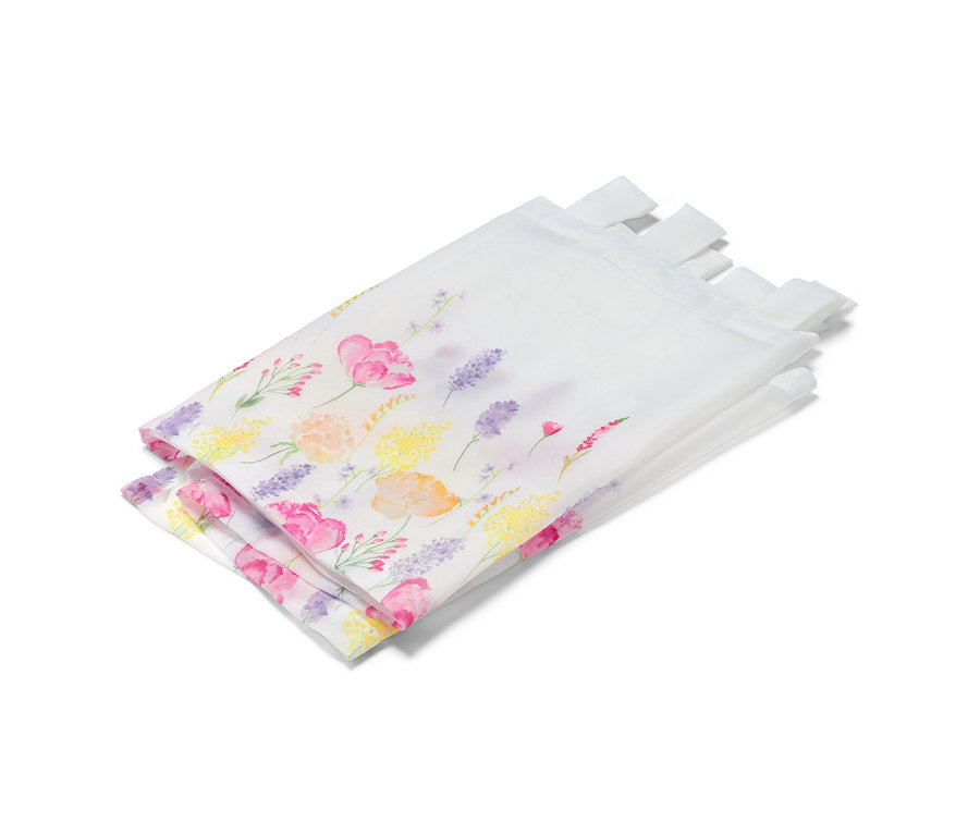 Złożona, wzorzysta zazdrostka w kwiaty.