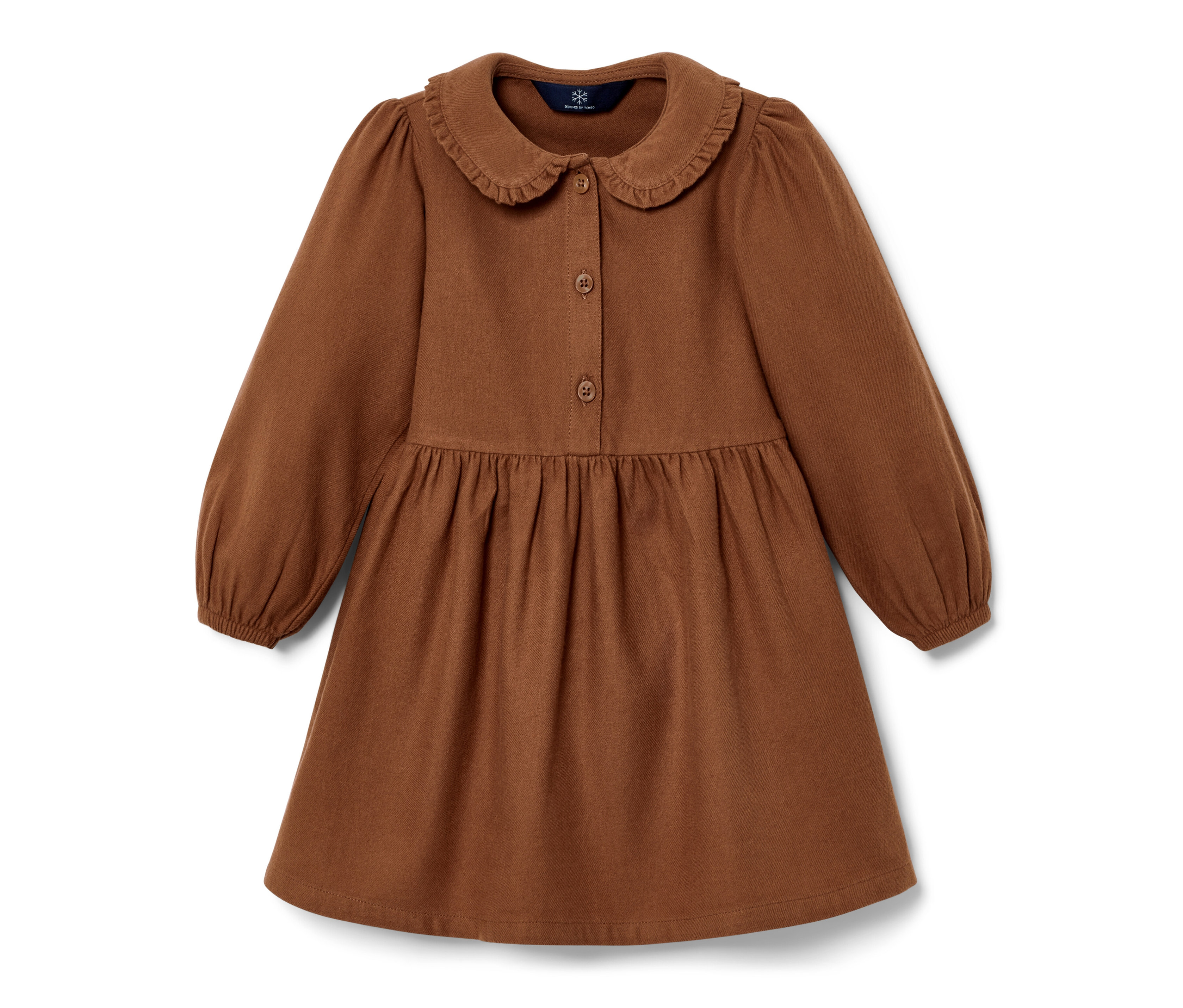 Tchibo - Tkaninowa sukienka dziecięca- beżowy