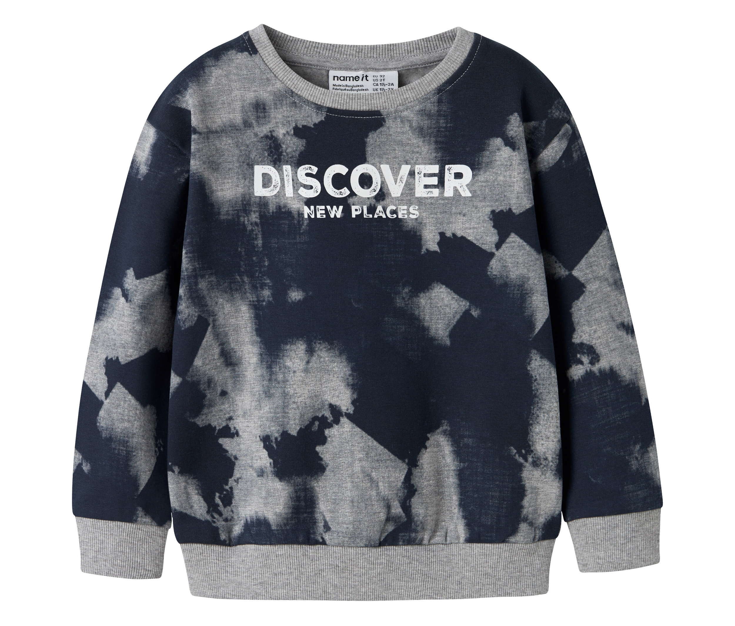 Tchibo - Dziecięca bluza dresowa z efektem batiku Name IT