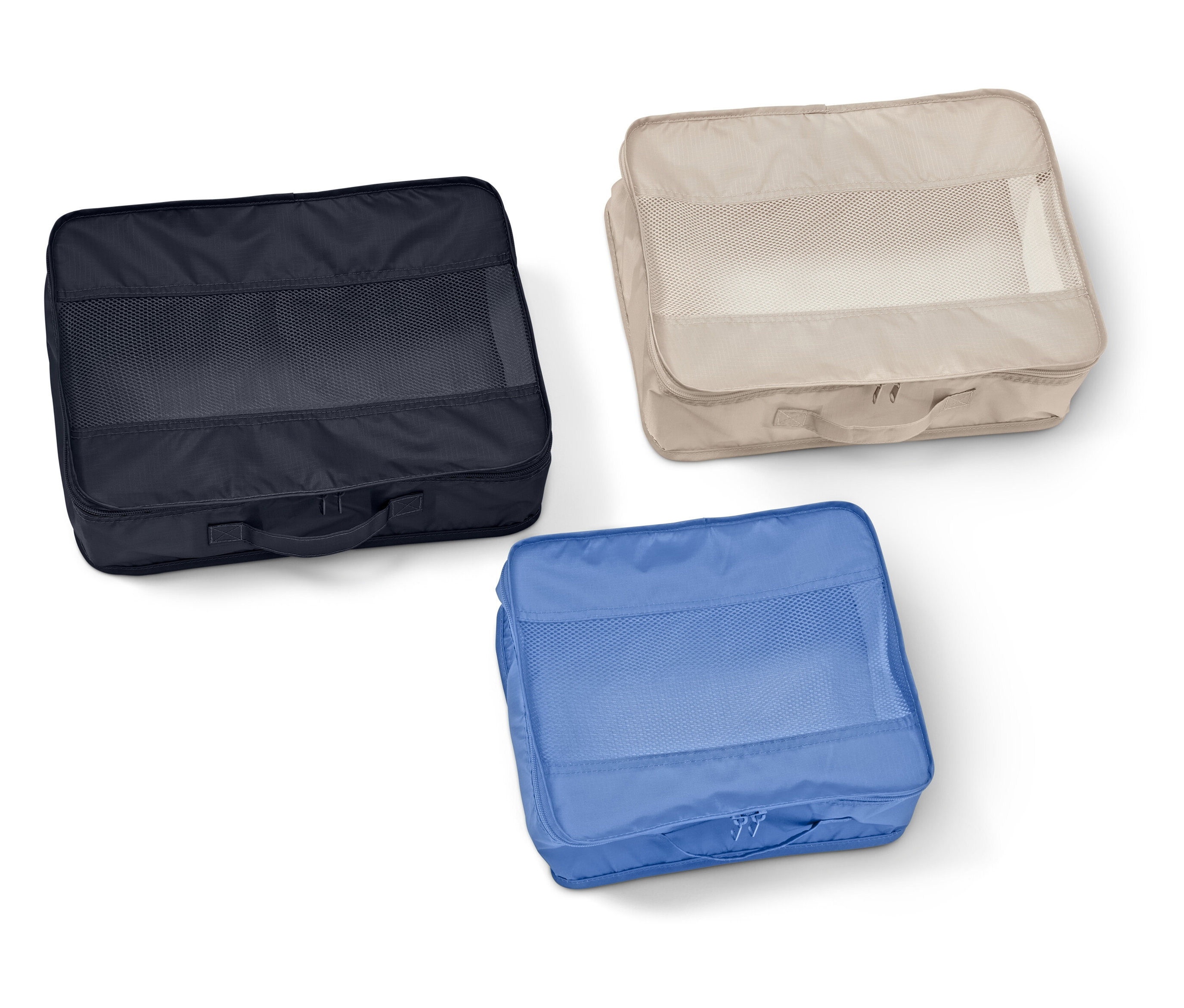 Tchibo - Organizery podróżne - kolor: beżowy/niebieski