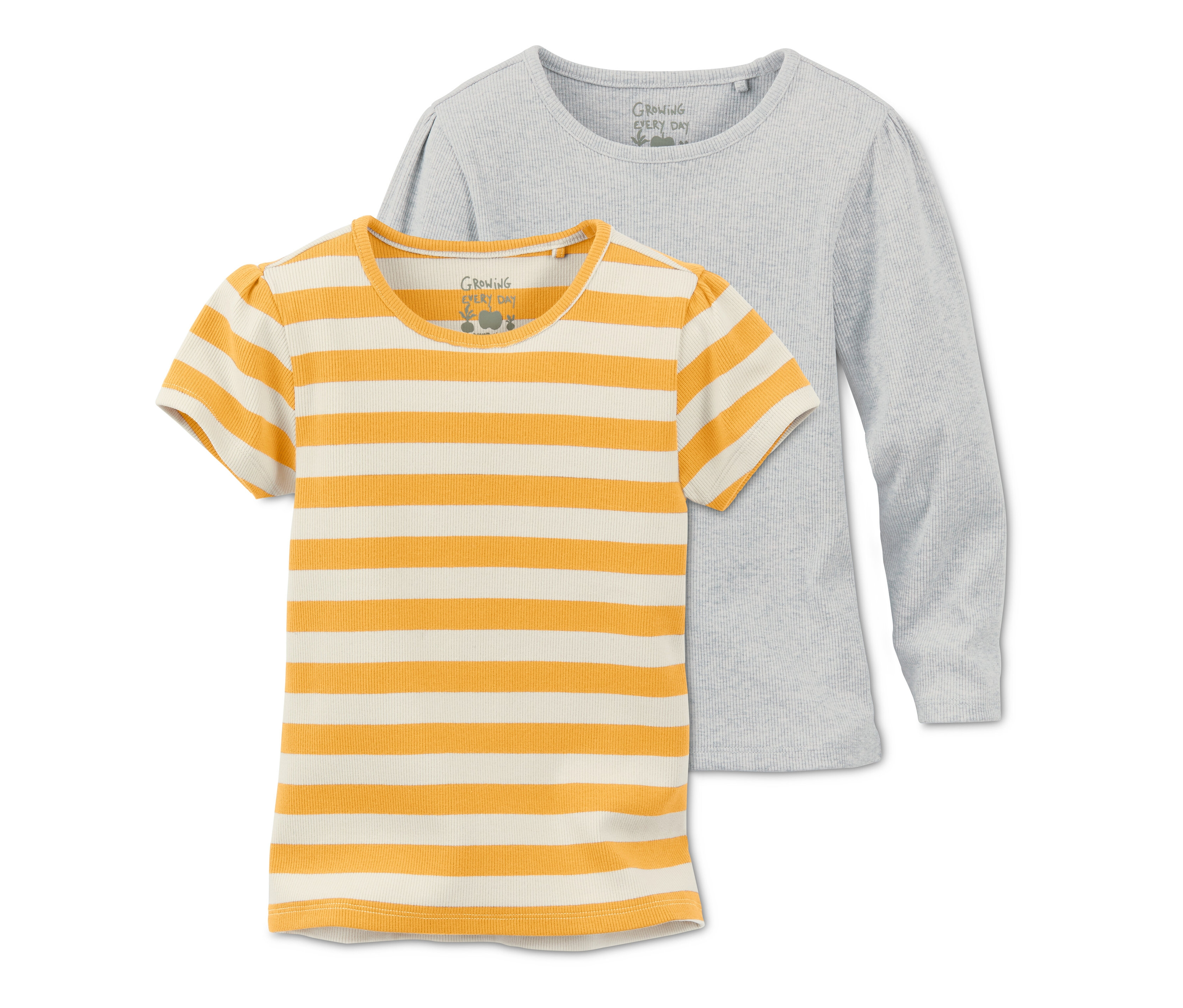 Tchibo - Dziecięce- żółty/szary/w paski