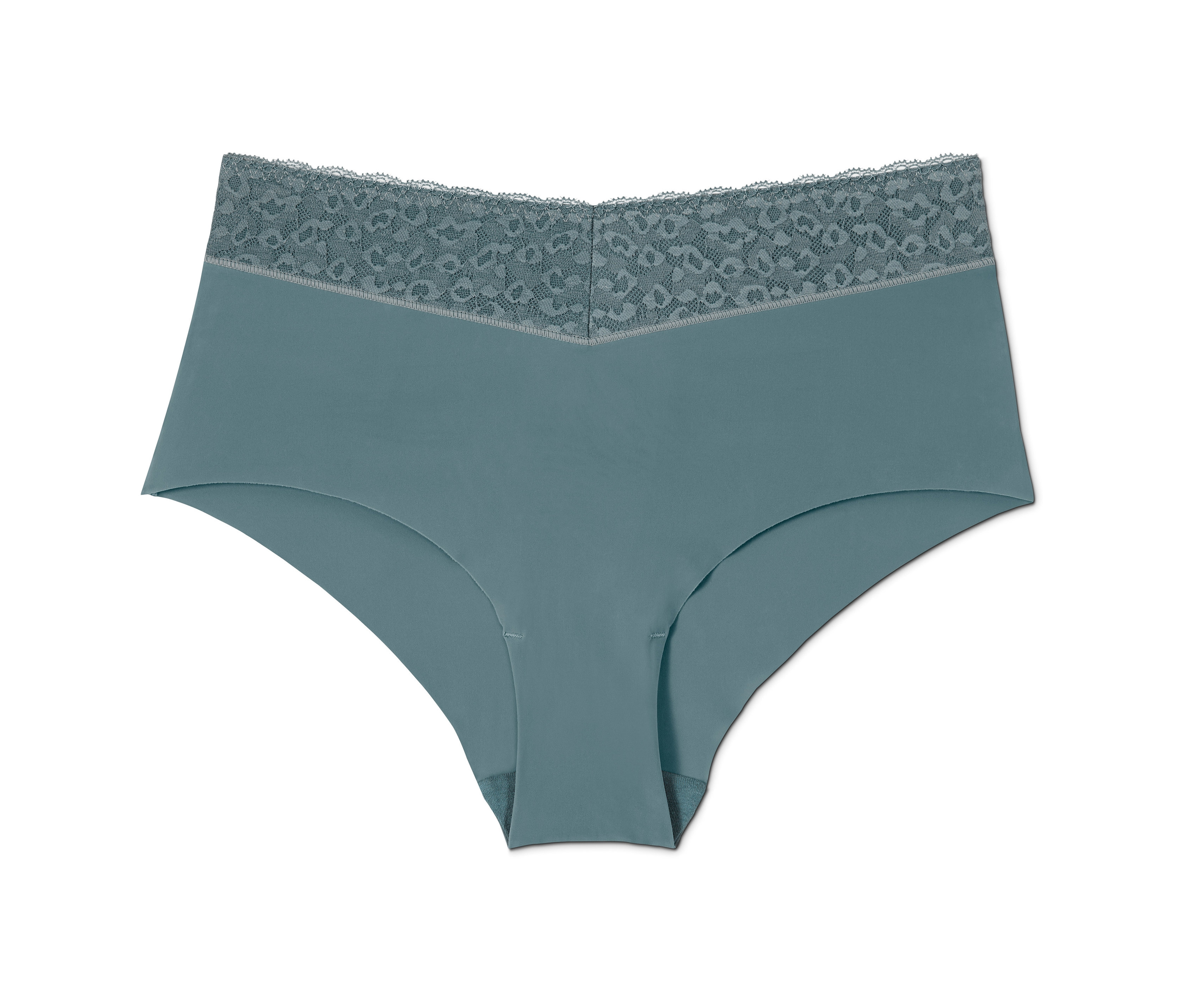 Tchibo - Damskie figi typu panty z wysokim stanem, niebieski/zielony