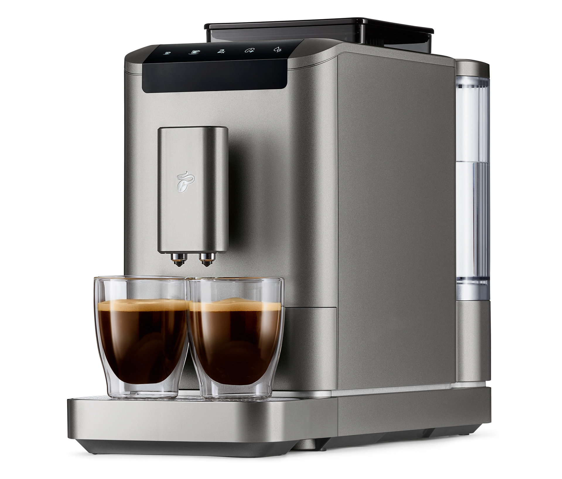 Tchibo - »Esperto2 Caffè« Automatyczny ekspres do kawy - kolor: srebrny