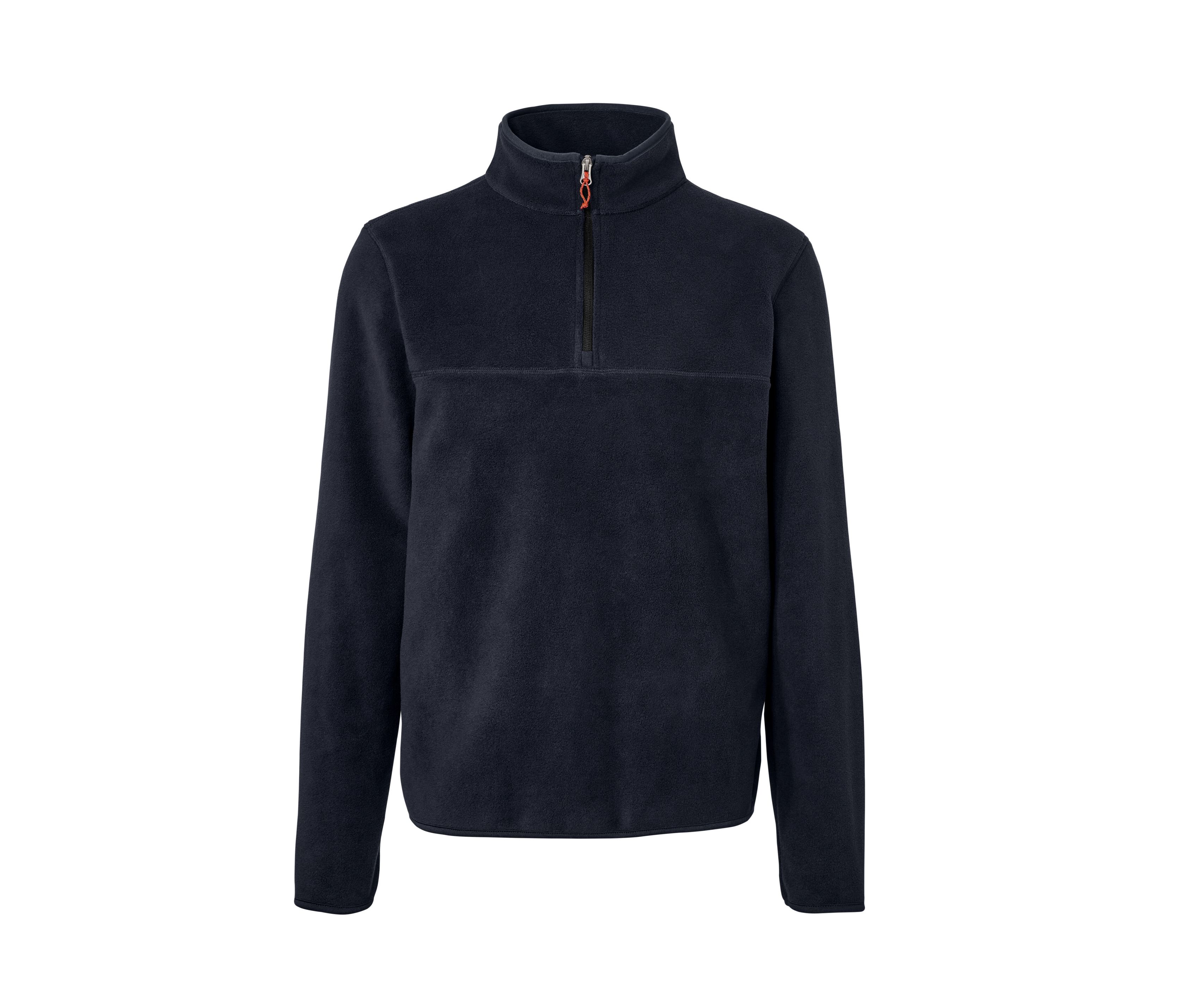 Tchibo - Bluza polarowa z rozpinanym golfem, niebieski