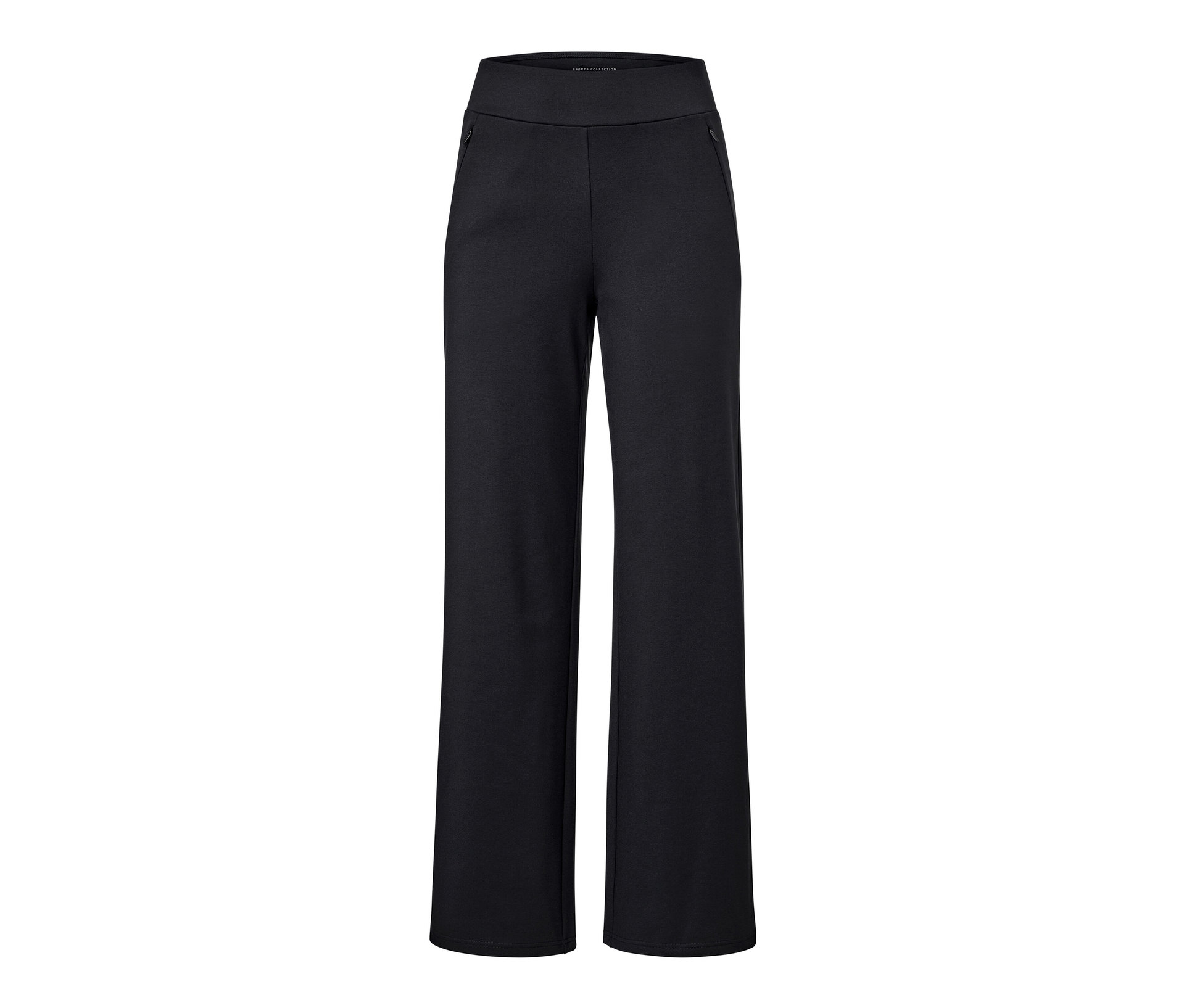 Tchibo - Spodnie termoaktywne „Wide Leg”- czarny