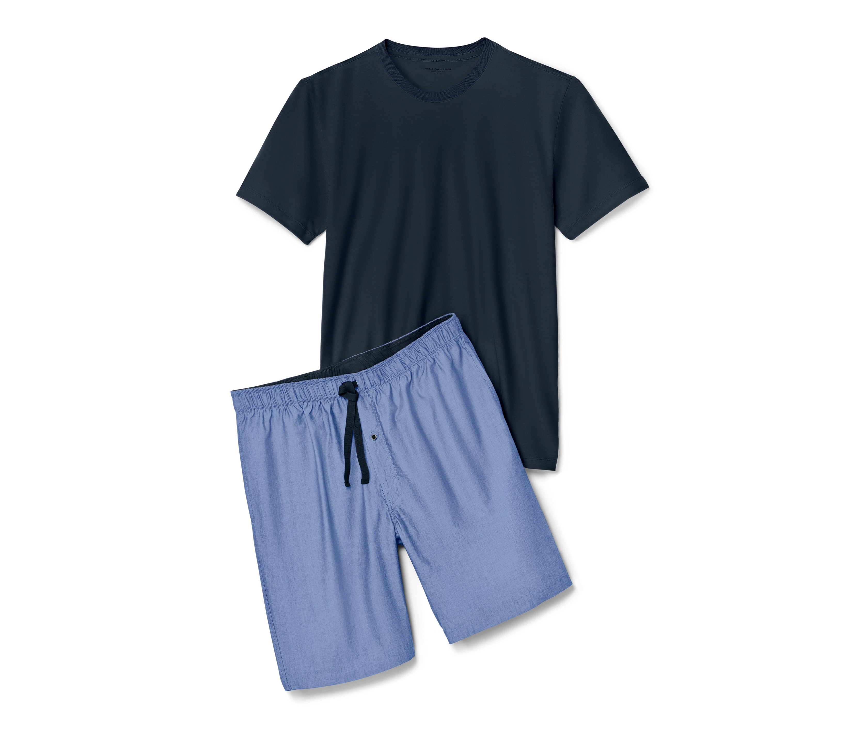 Tchibo - Piżama z krótkimi spodenkami- niebieski/niebieski