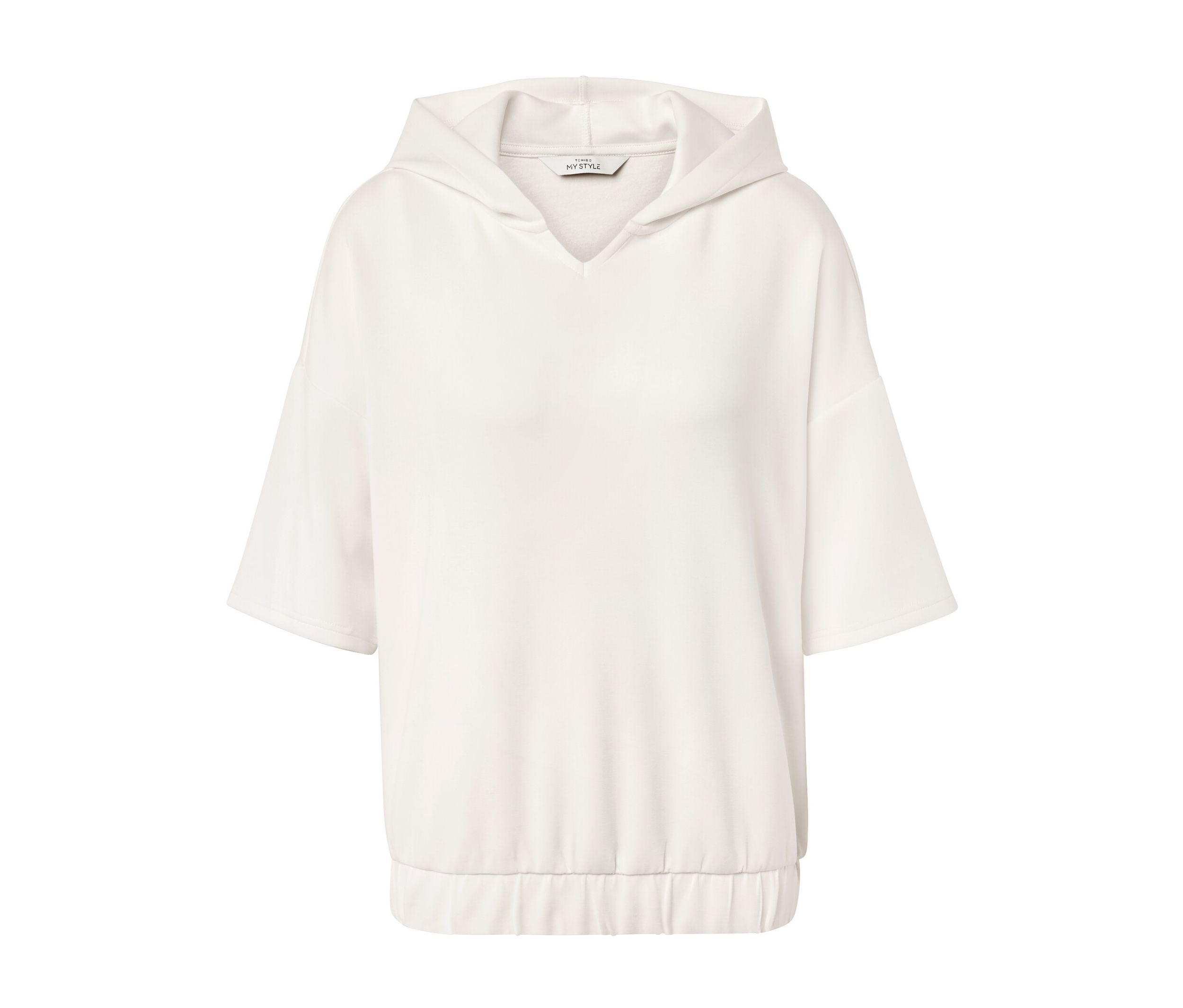 Tchibo - Bluza z kapturem z mieszanki modalu, biały