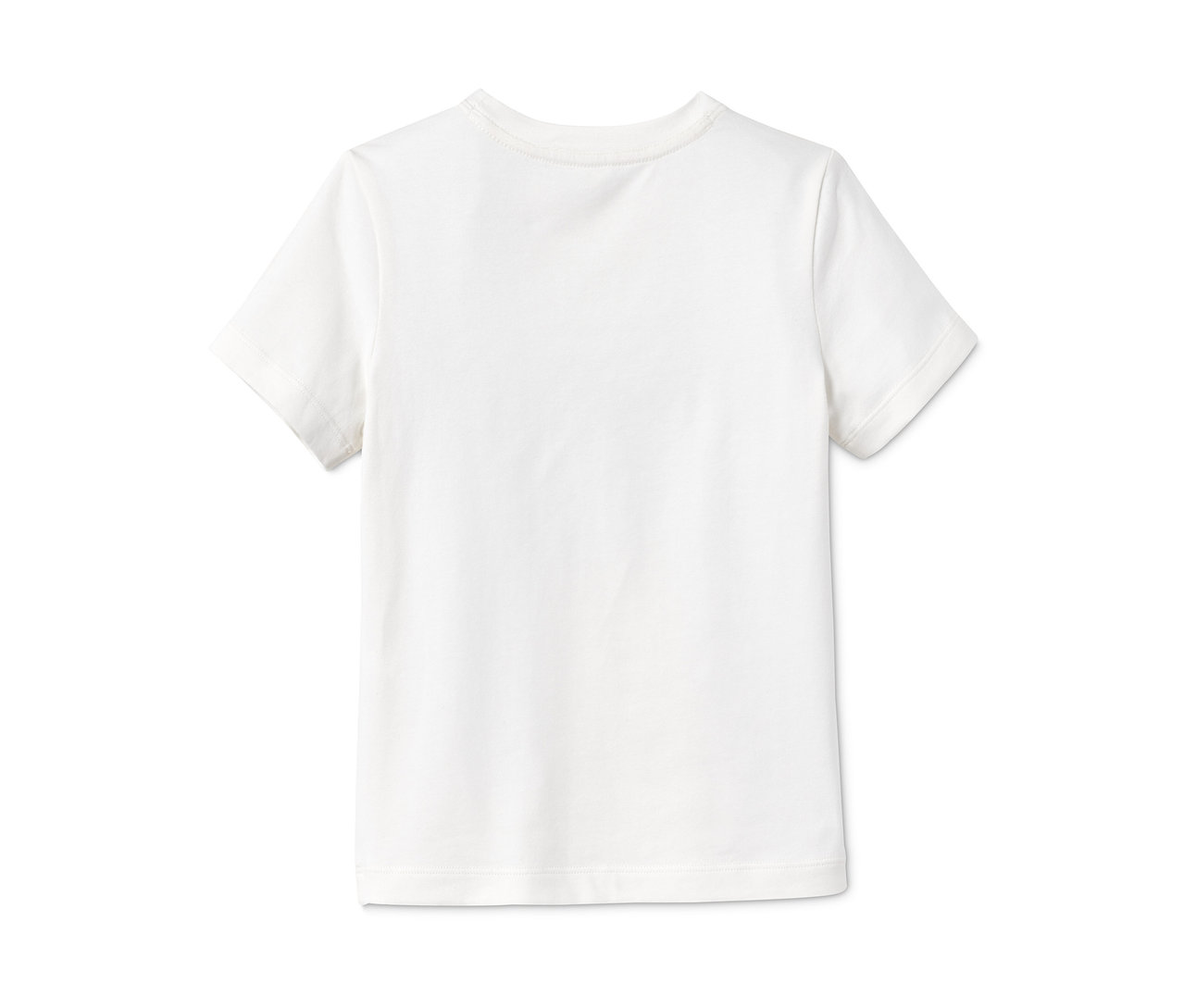 Widok z tyłu pojedynczej koszulki bawełnianej z 2-częściowego zestawu.