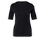Koszulka z półdługim rękawem, czarna