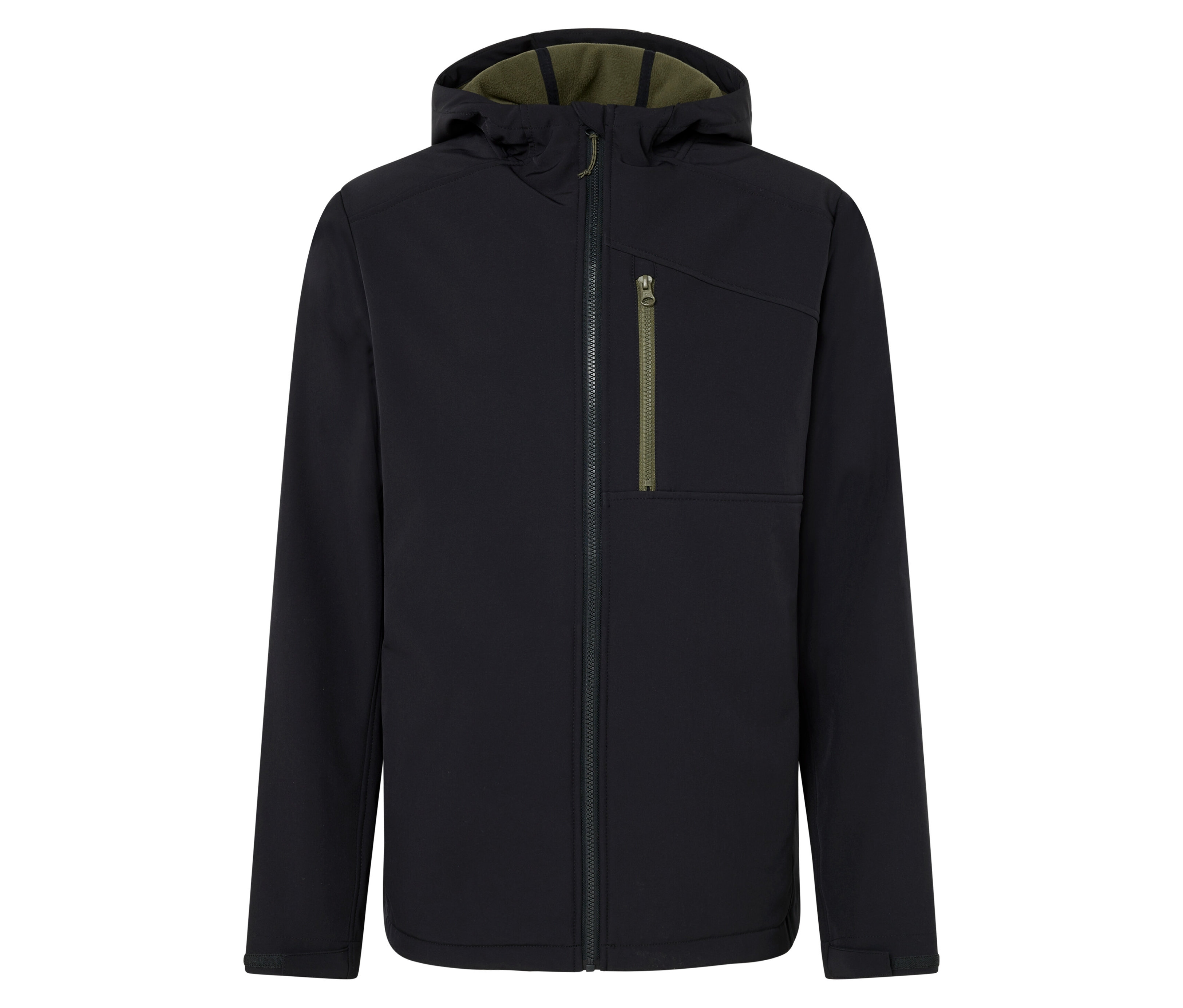 Tchibo - Kurtka softshellowa- czarny/zielony