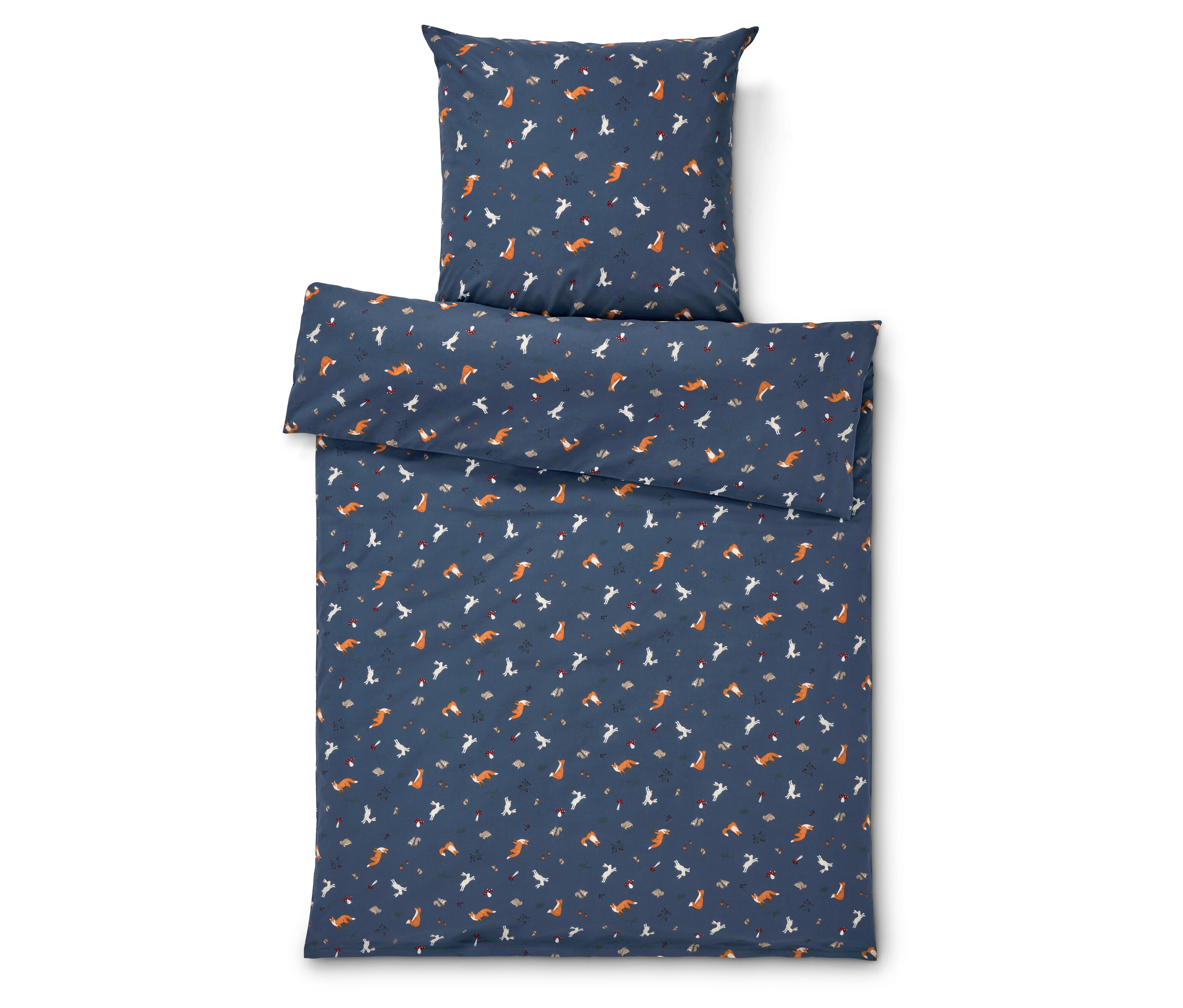 Tchibo - Pościel dziecięca z bawełny renforcé - kolor: niebieski