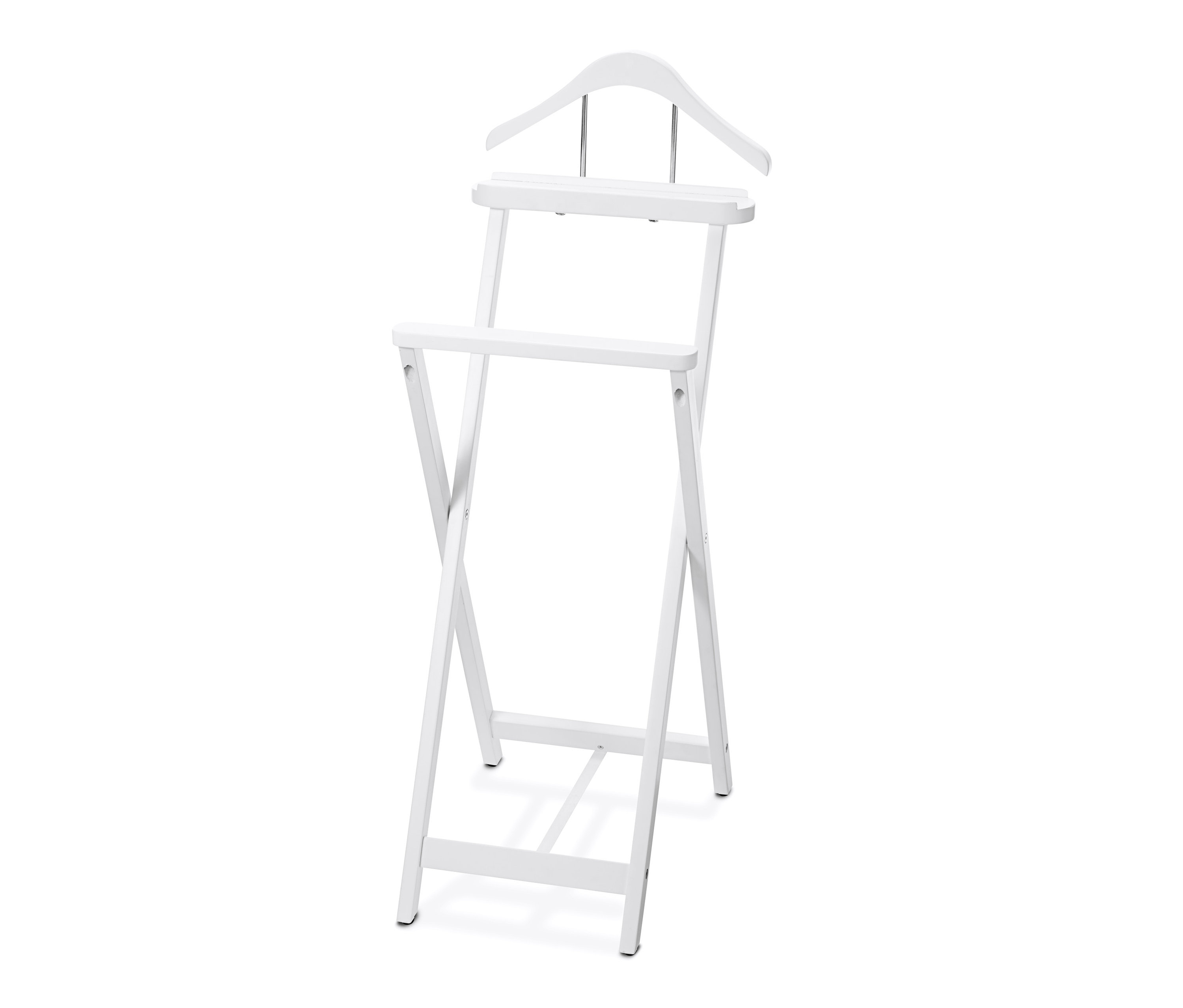 Tchibo - Składany wieszak typu lokaj na ubrania - kolor: biały