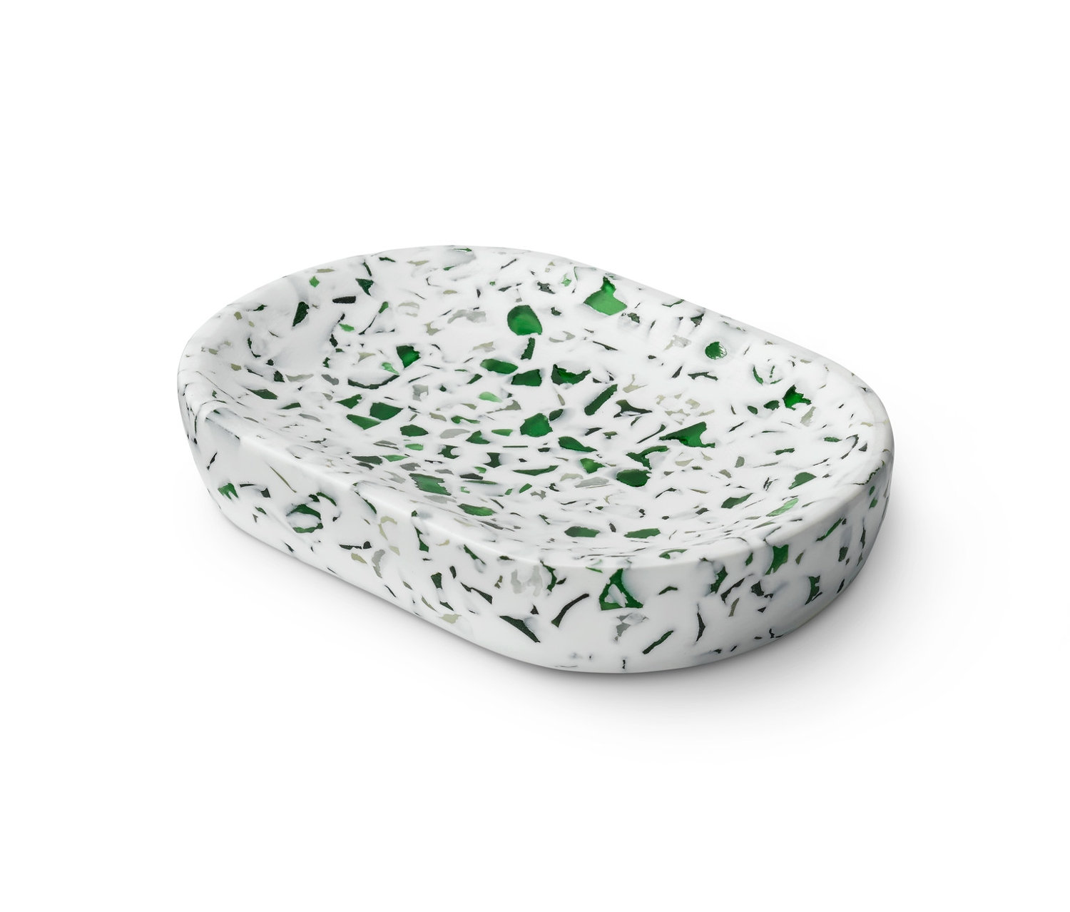 Tchibo - Mydelniczka - kolor: zielony/biały