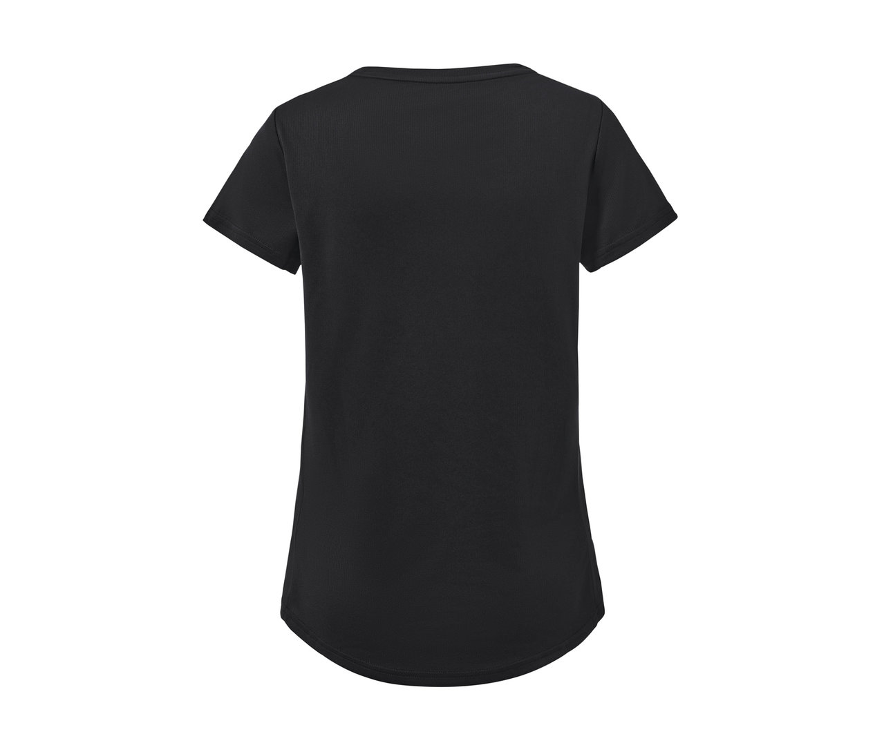 Czarna koszulka funkcyjna.