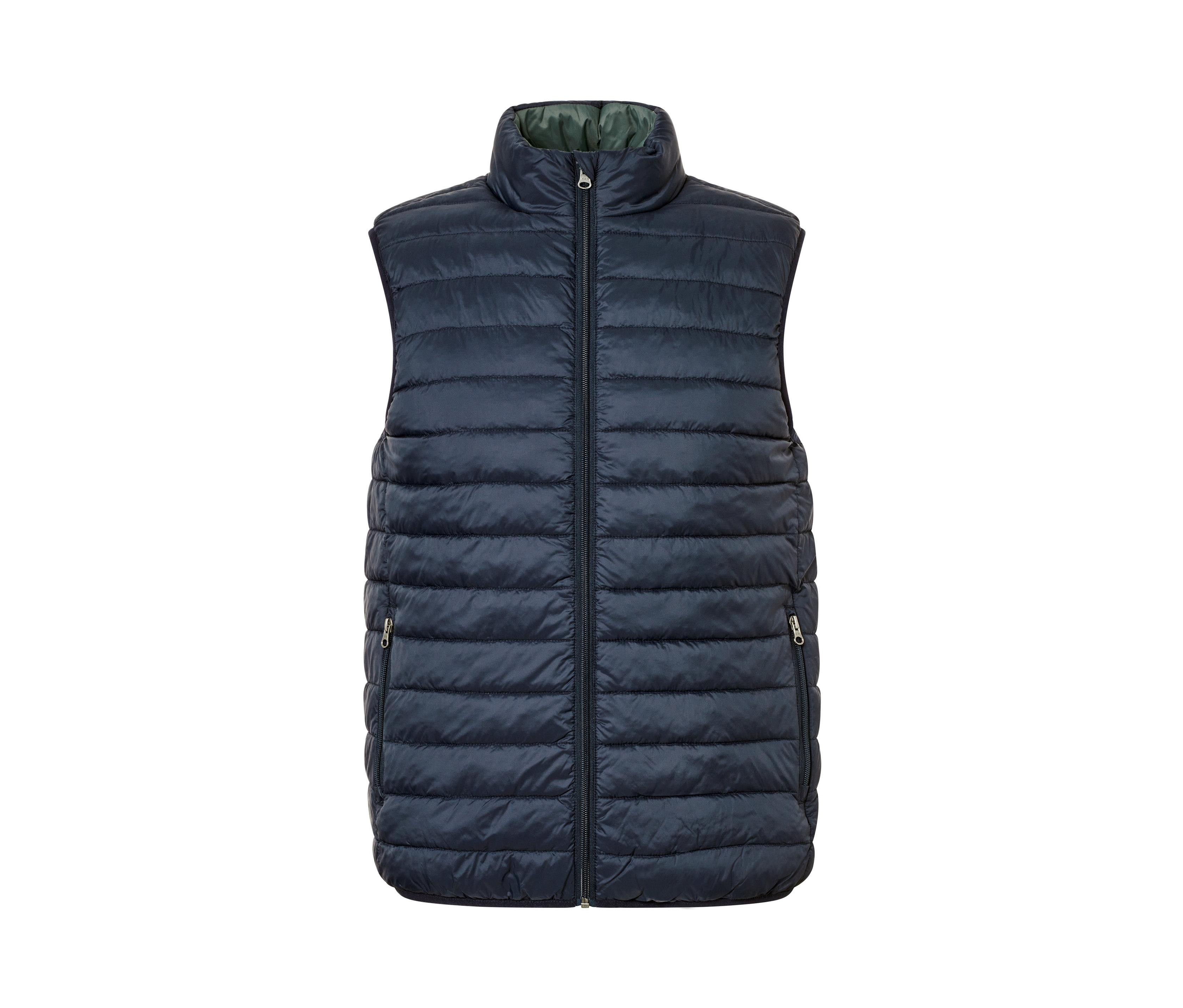 Tchibo - Kamizelka dwustronna- zielony/niebieski