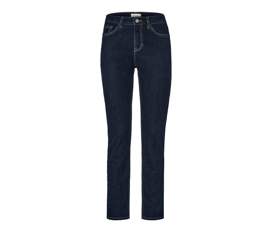 Ciemnoniebieskie spodnie dżinsowe – fason „Emma”.