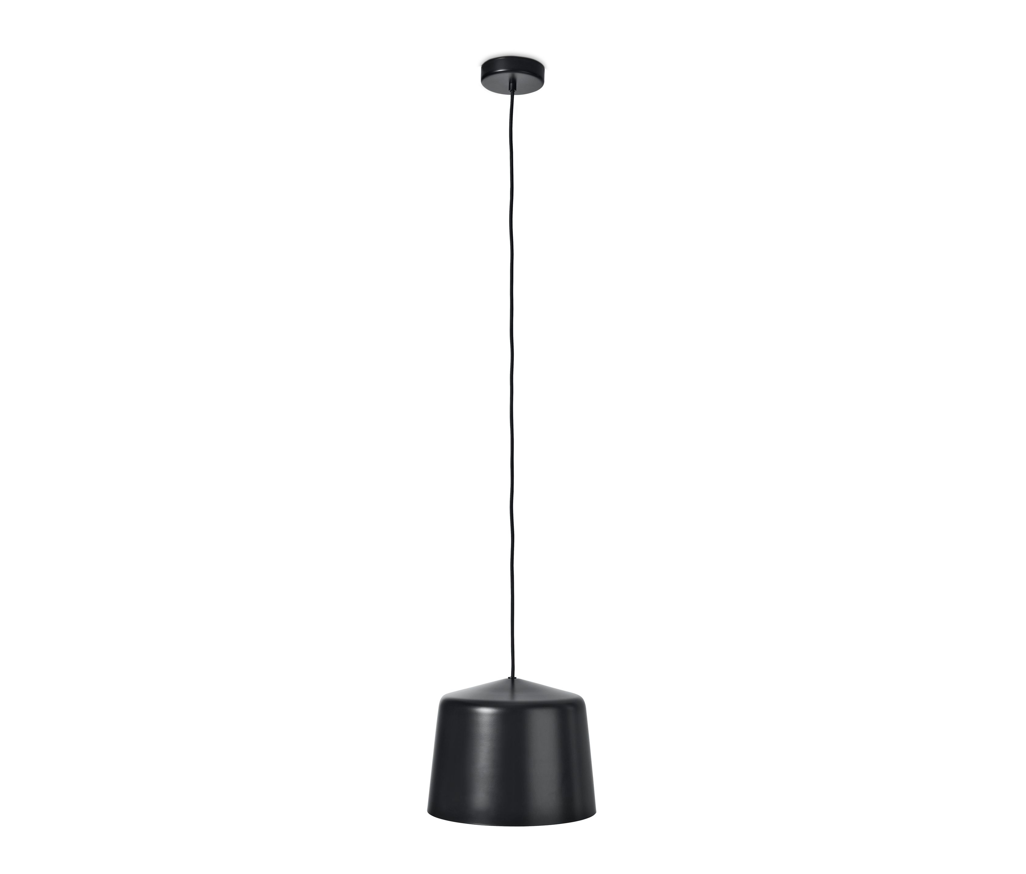 Tchibo - Metalowa lampa wisząca - kolor: czarny