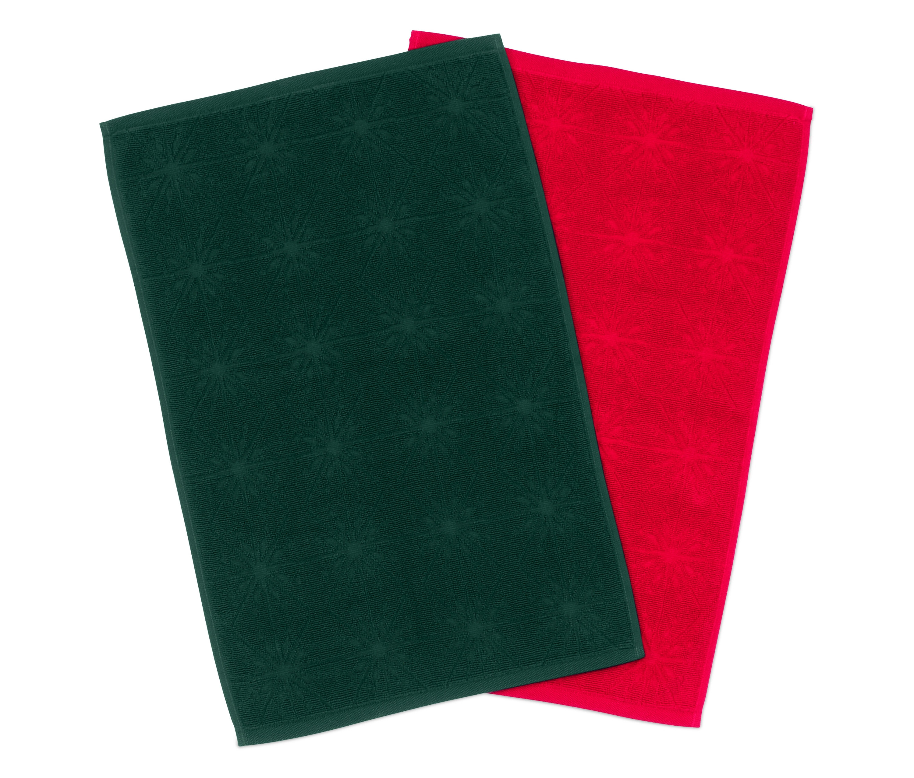 Tchibo - Ręczniki kuchenne - kolor: zielony/czerwony