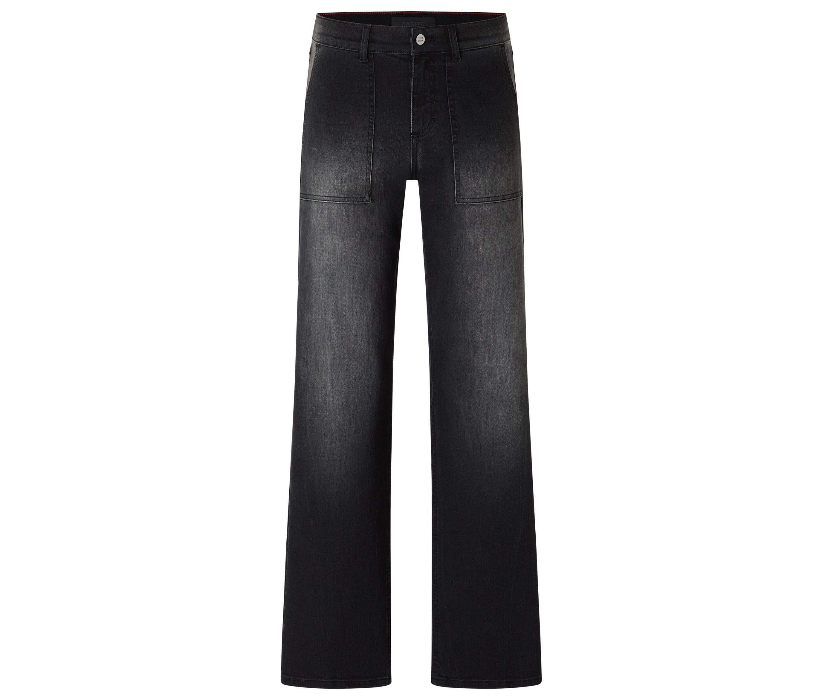 Dżinsy Angels „Liz Worker” Wide Leg, szary