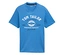 Niebieski T-shirt Tom Tailor z nadrukiem "Original Supplies, Premium Quality Essentials".
