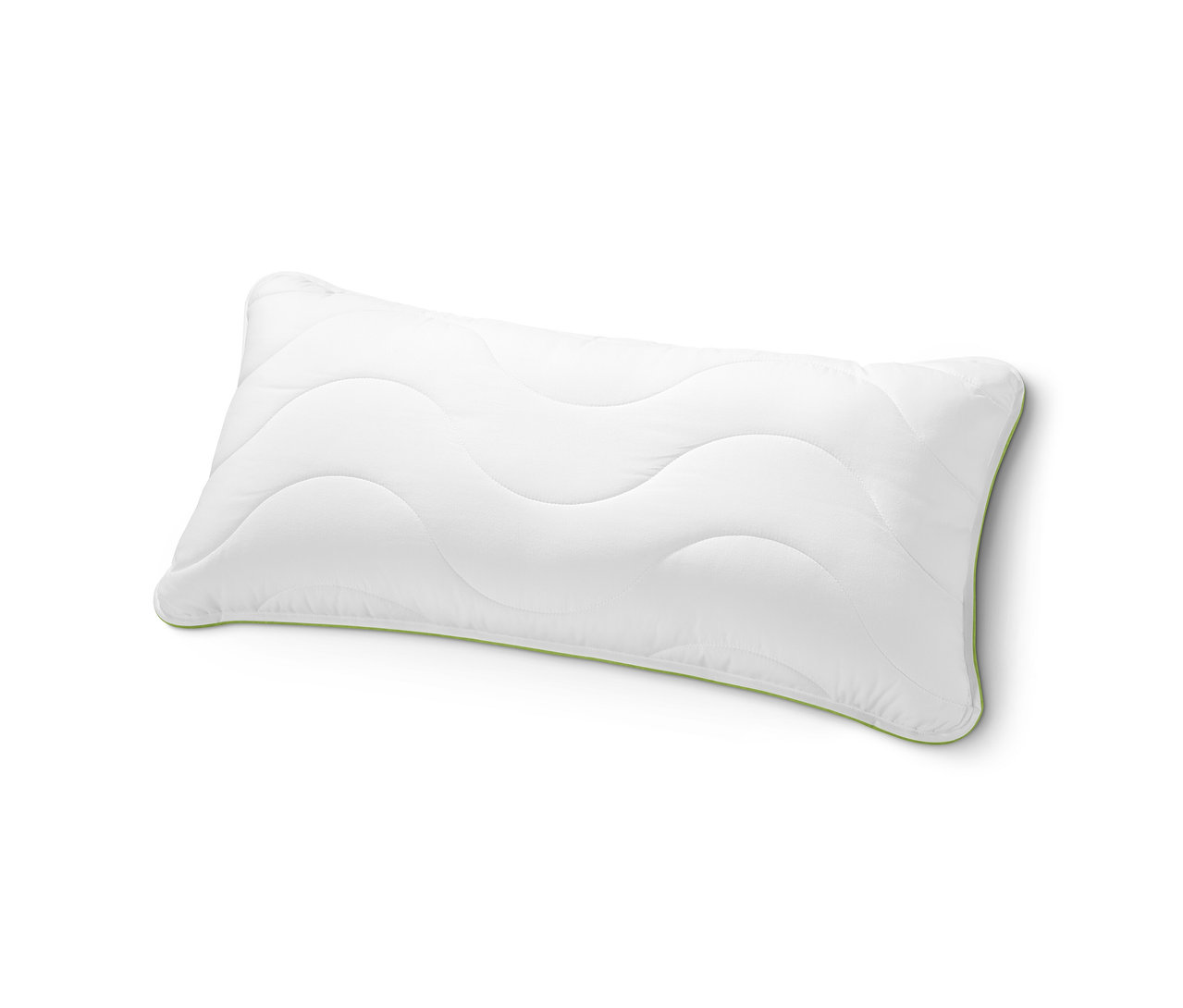Biała poduszka irisette® greenline, ok. 80 x 40 cm.