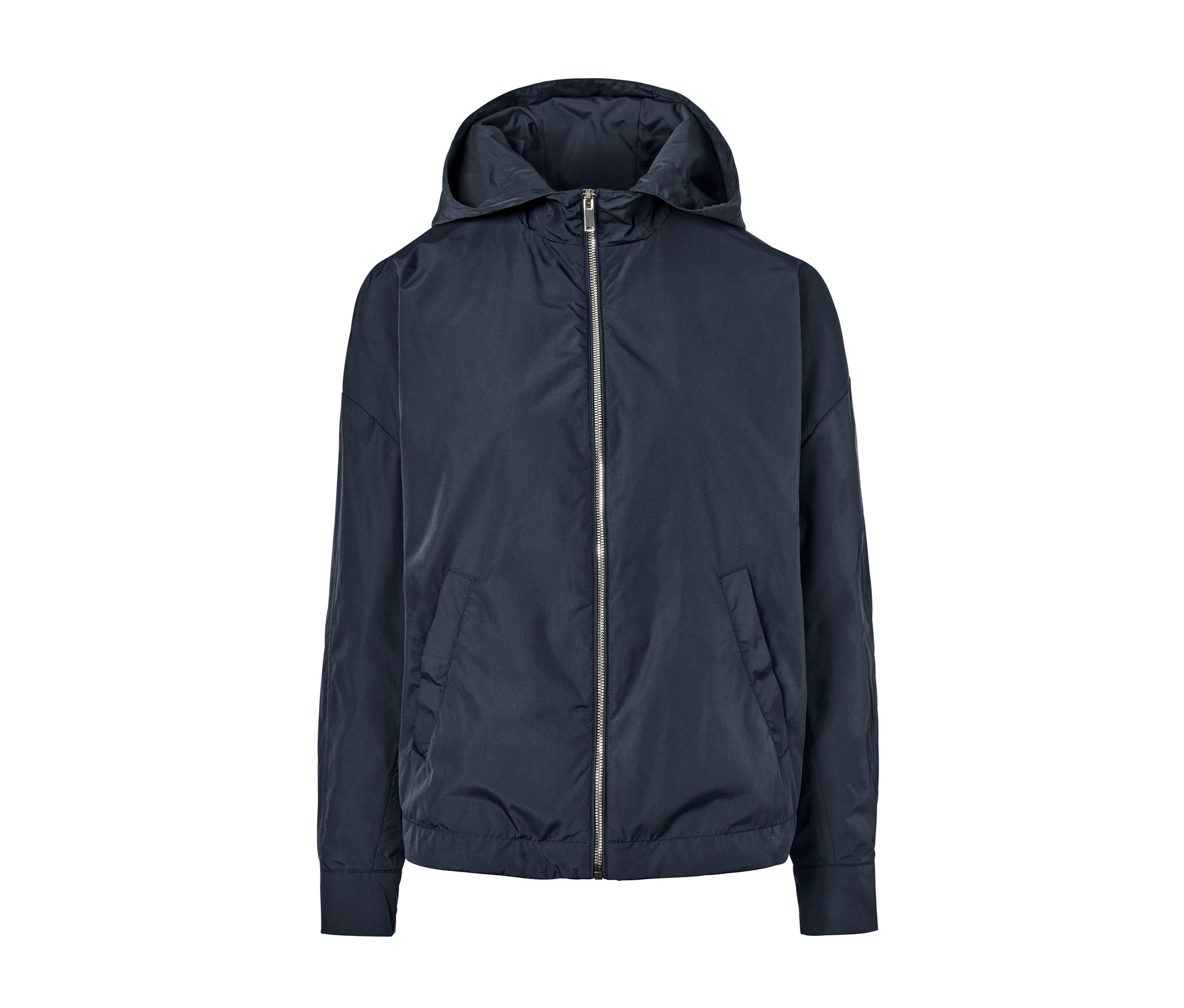Tchibo - Krótka parka z kapturem- niebieski