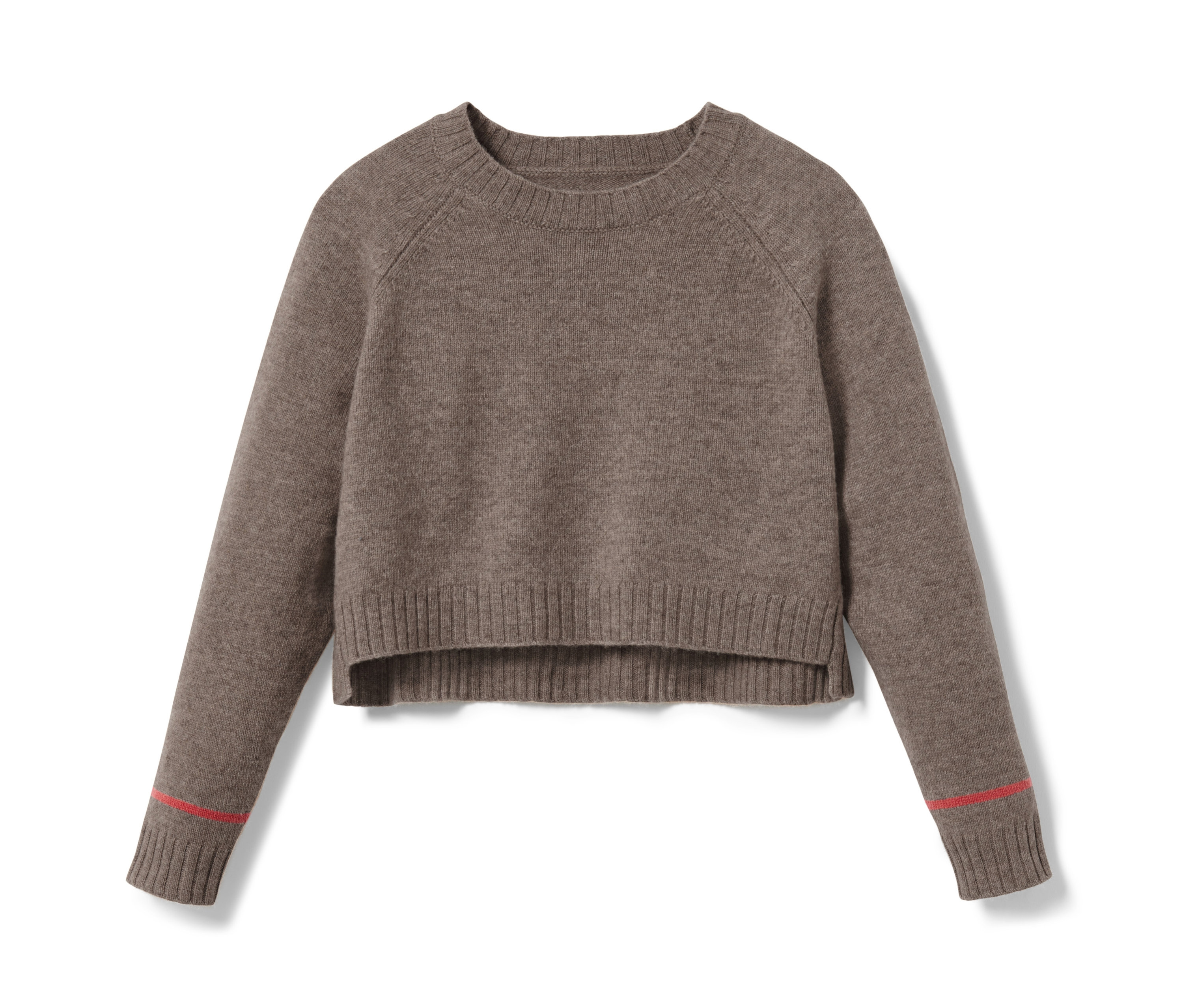 Tchibo - Sweter z dzianiny z zawartością wełny posiadającej certyfikat RWS- brązowy