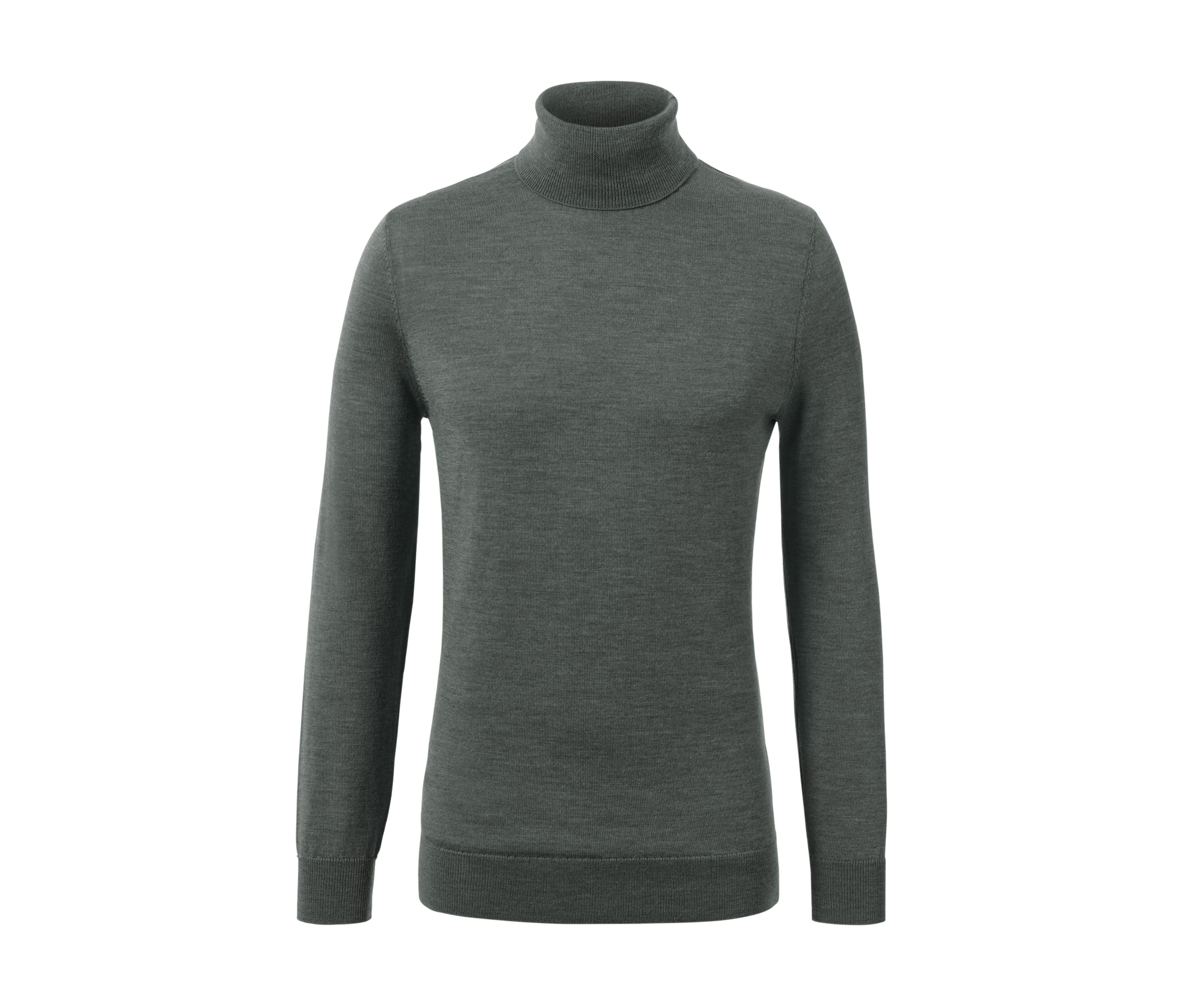 Tchibo - Sweter z wełny merino, zielony
