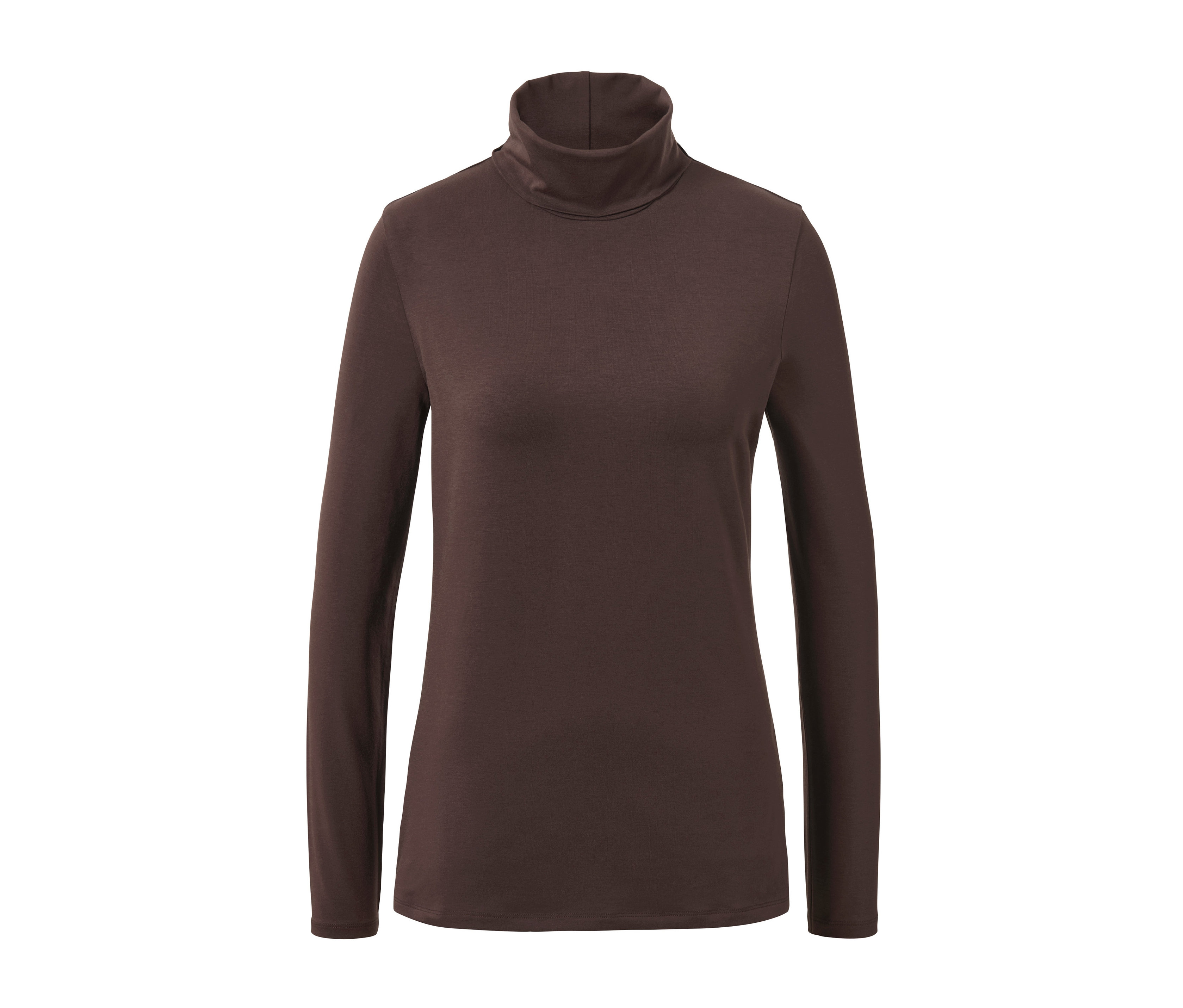 Tchibo - Koszulka z golfem- brązowy