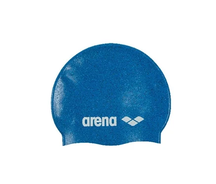 Niebieski czepek dziecięcy arena Junior Silikon.