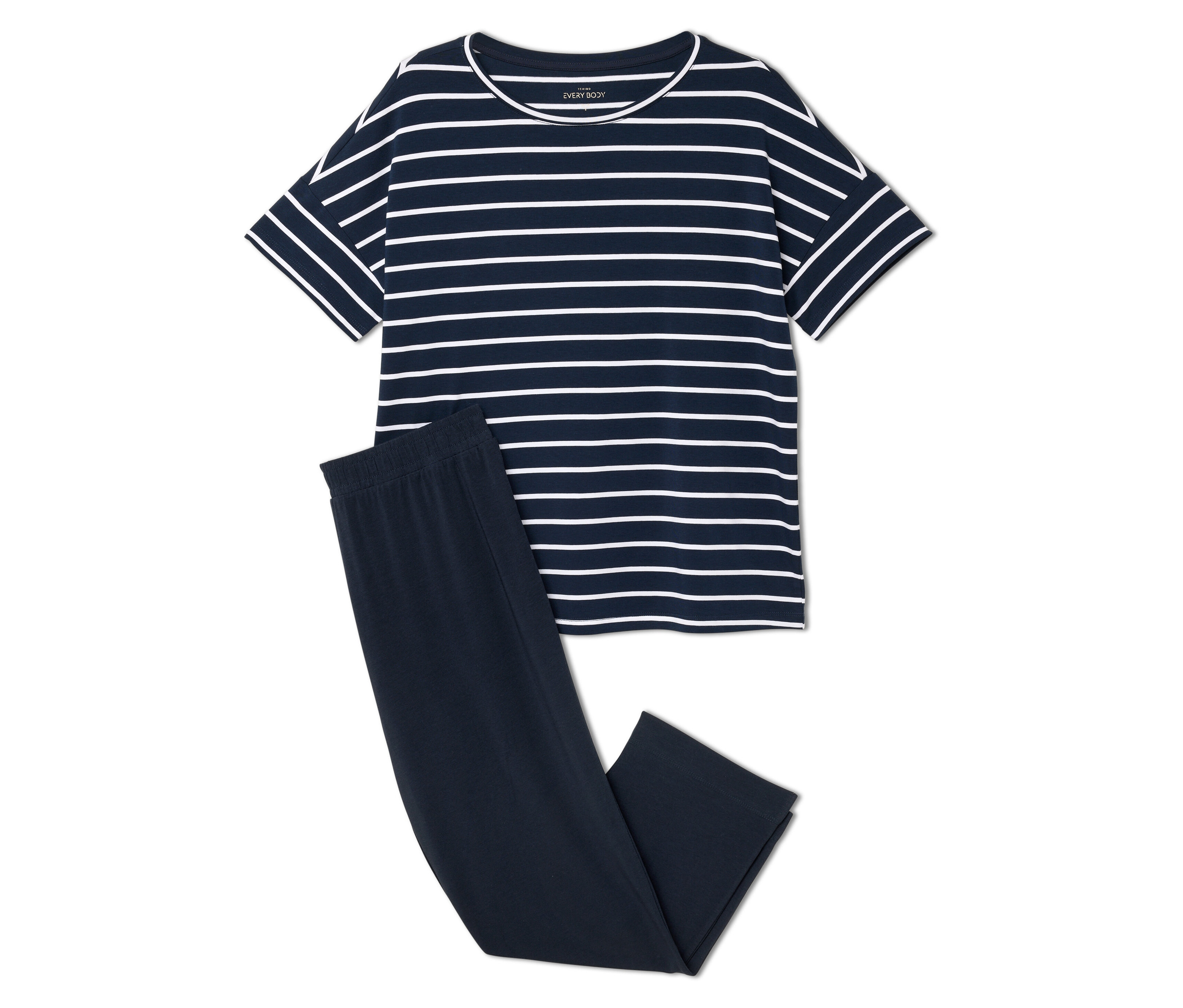 Tchibo - Piżama- niebieski/w paski