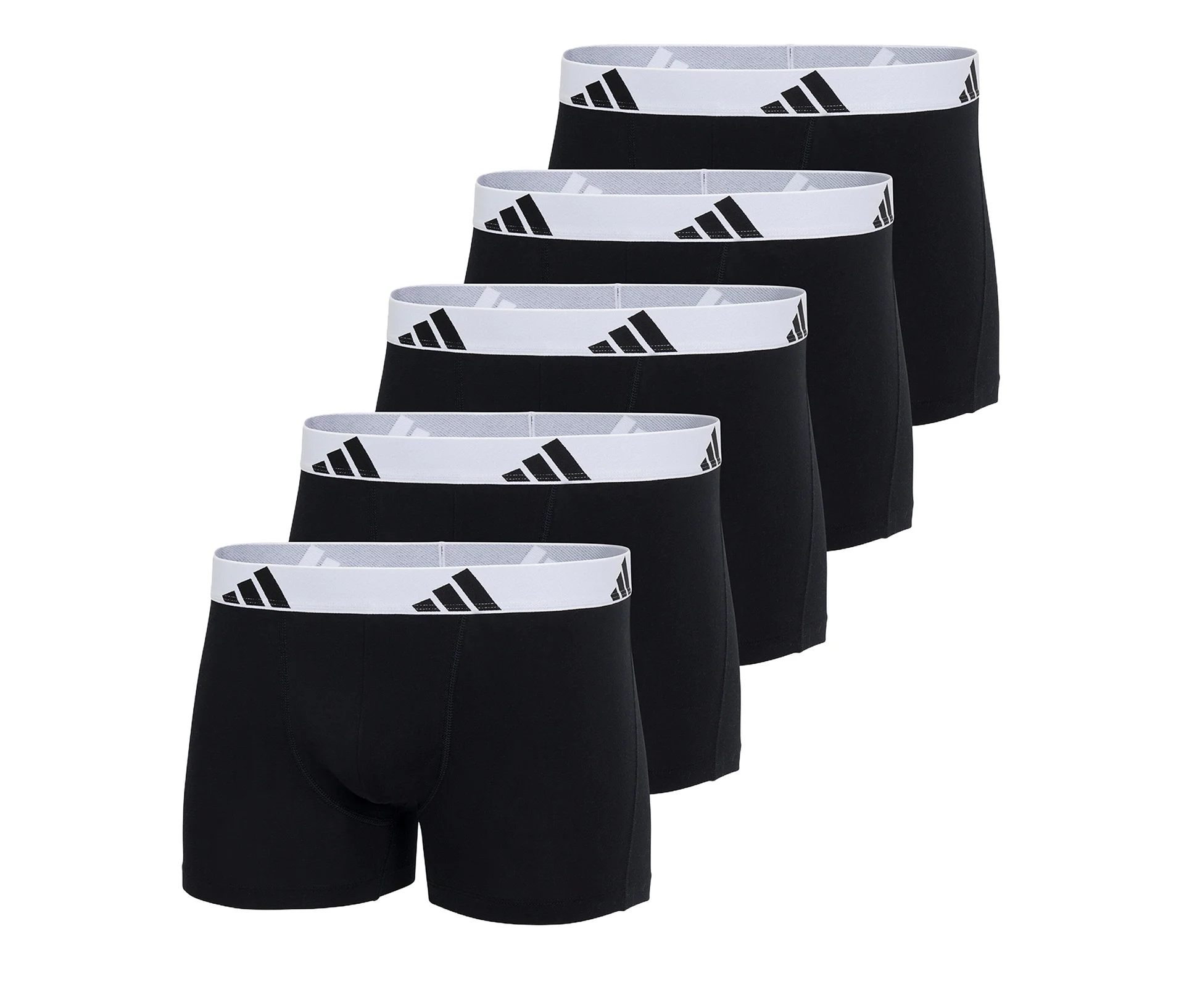 Bokserki adidas Active Flex Cotton, 5 par, czarne