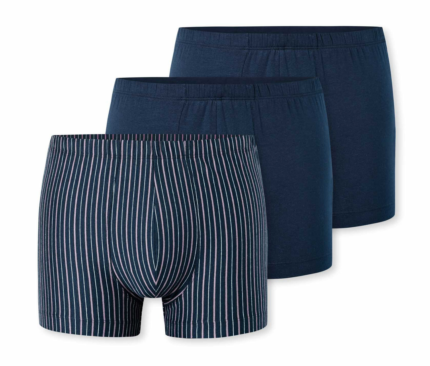 Bokserki Schiesser, niebieski/w paski