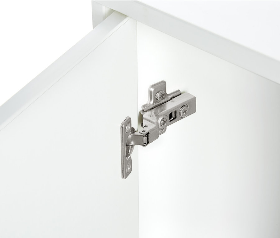 Szczegół zawiasu kredensu.