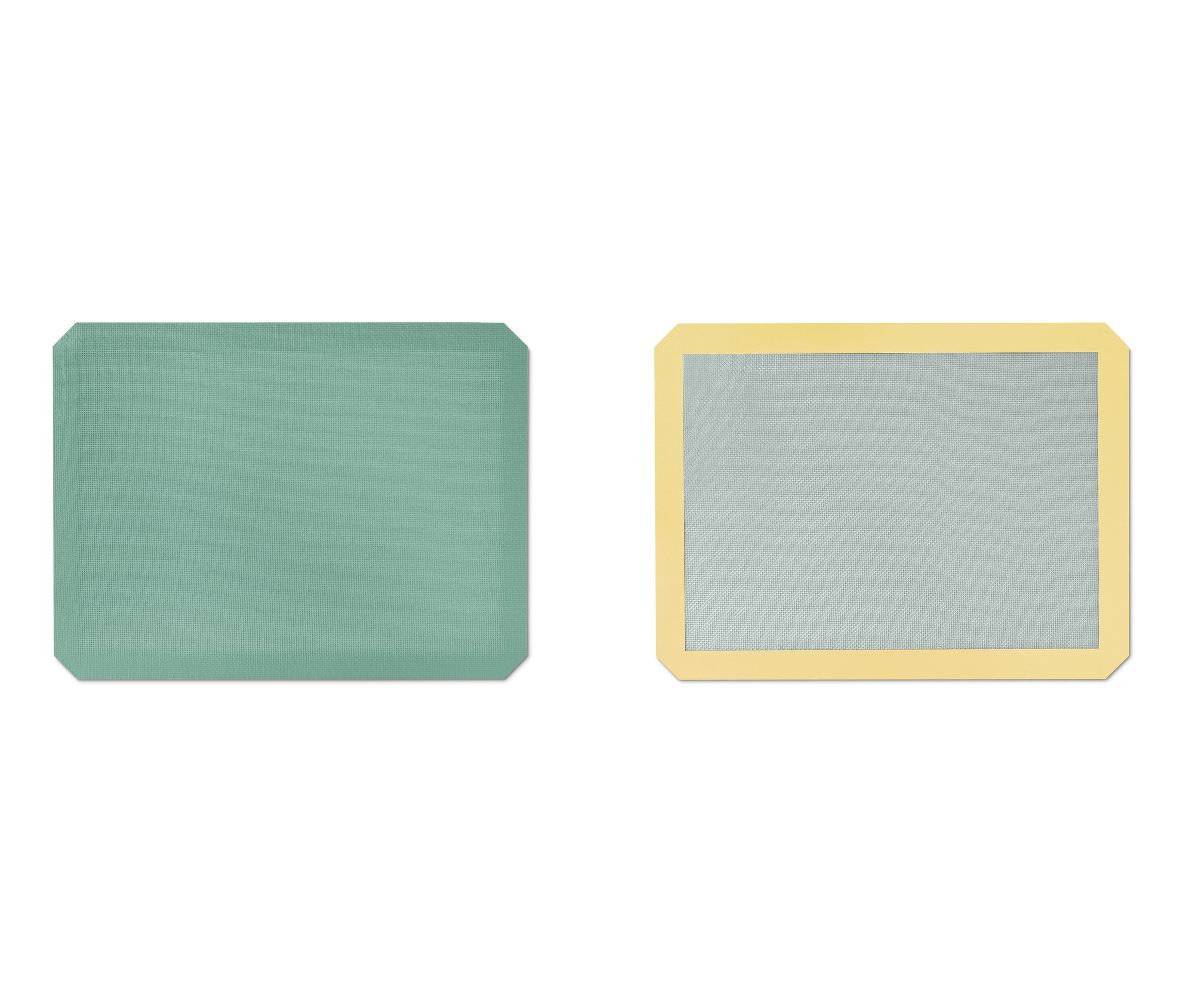 Tchibo - Profesjonalne maty do pieczenia - kolor: żółty/zielony