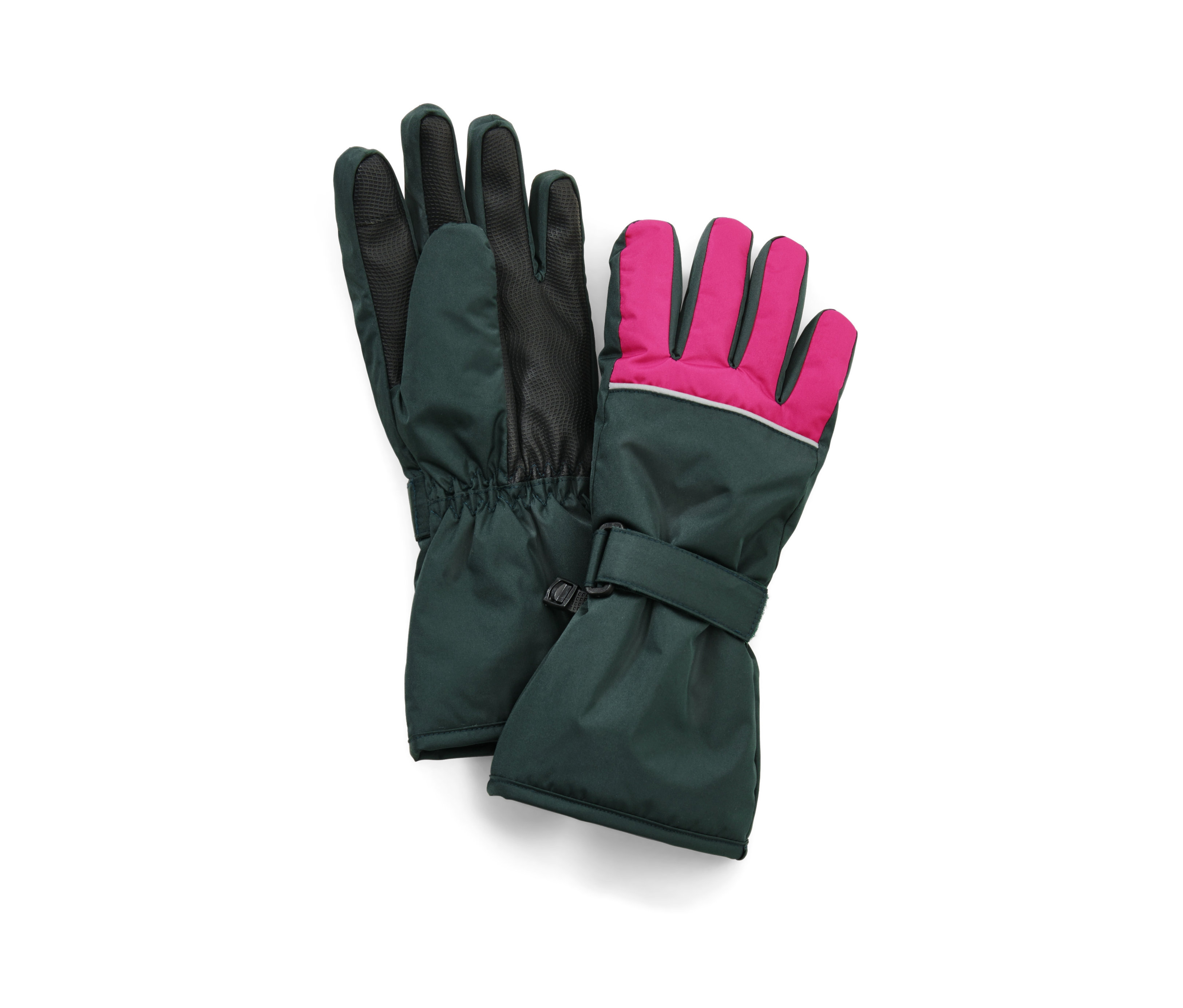 Tchibo - Dziecięce rękawiczki narciarsko-zimowe - mężczyzna|kobieta- różowy/zielony