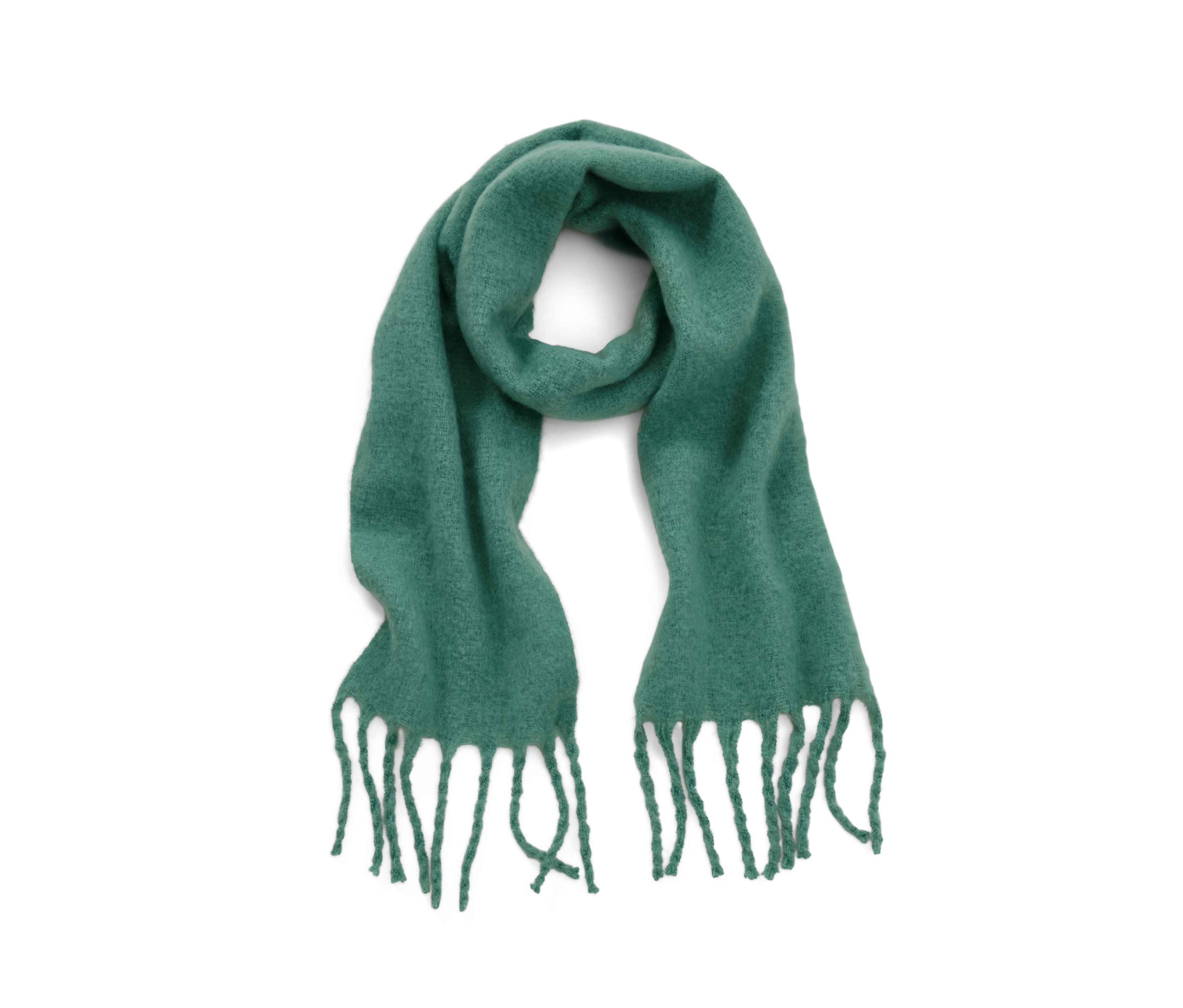 Tchibo - Tkany szalik - kolor: zielony