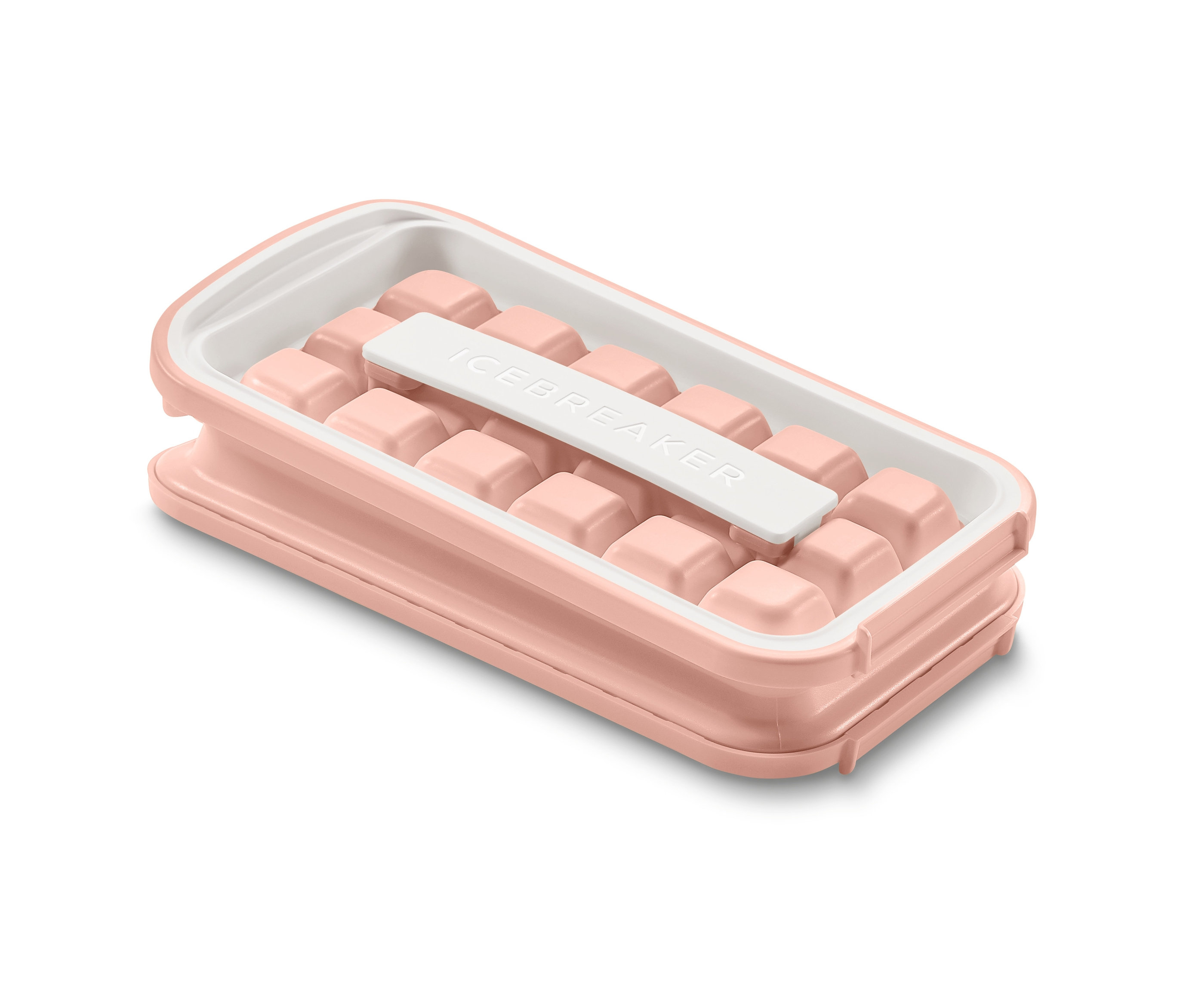 Tchibo - Kostkarka do lodu »Icebreaker® Pop« - kolor: biały/różowy