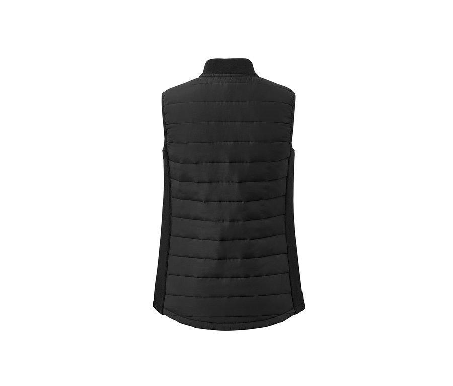 Widok z tyłu termoaktywnej kamizelki pikowanej.