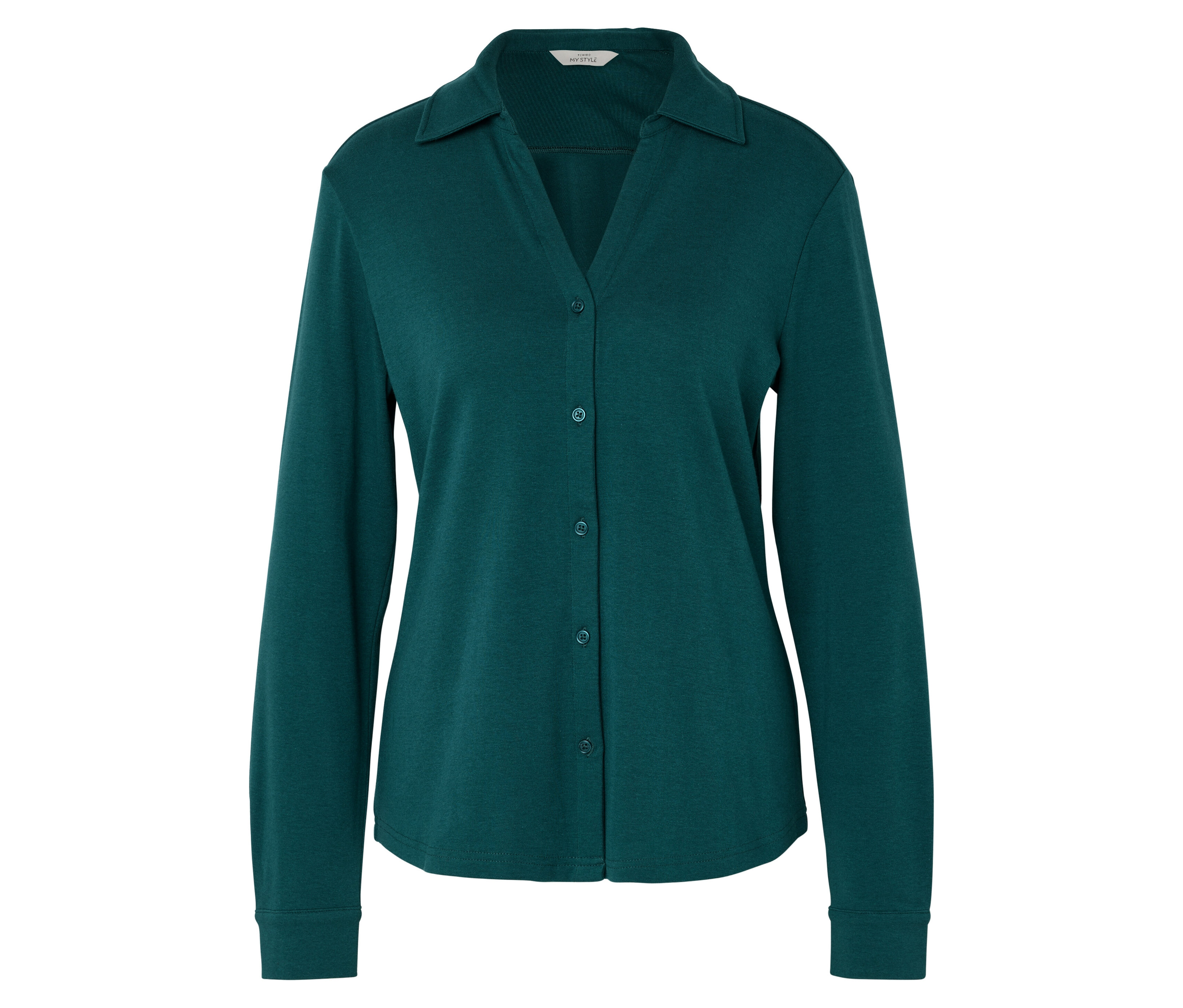 Tchibo - Bluzka zapinana na guziki, zielony