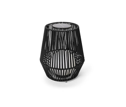 Latarnia solarna ze sznurkiem tekstylnym, mała