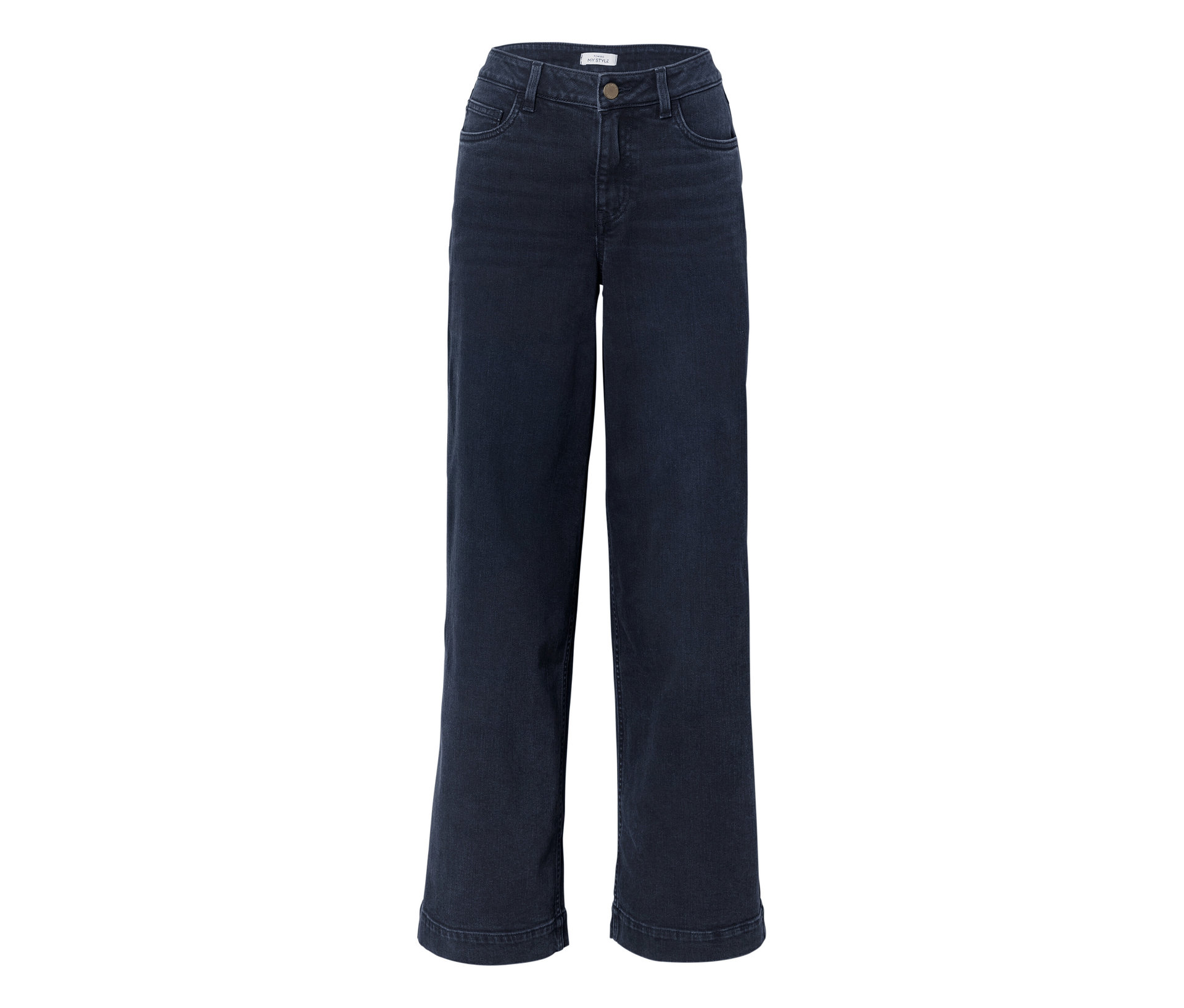 Tchibo - Jeansy Super Wide - fason „Lexi”, granatowy denim