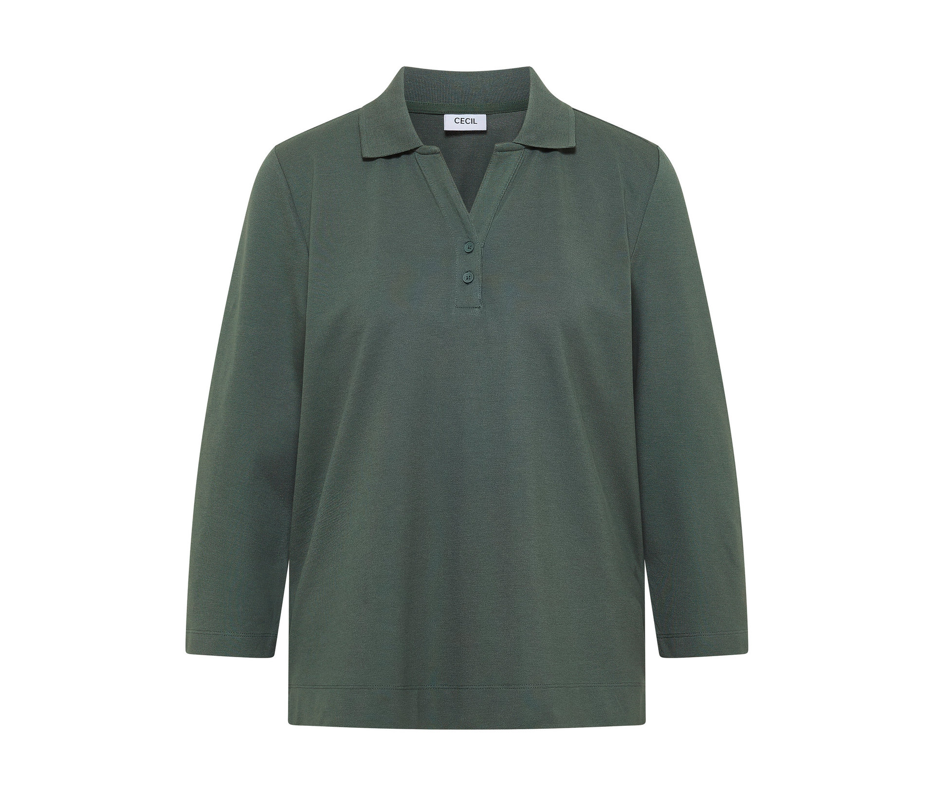 Tchibo - Koszulka polo z rękawem 3/4 Cecil, zielona