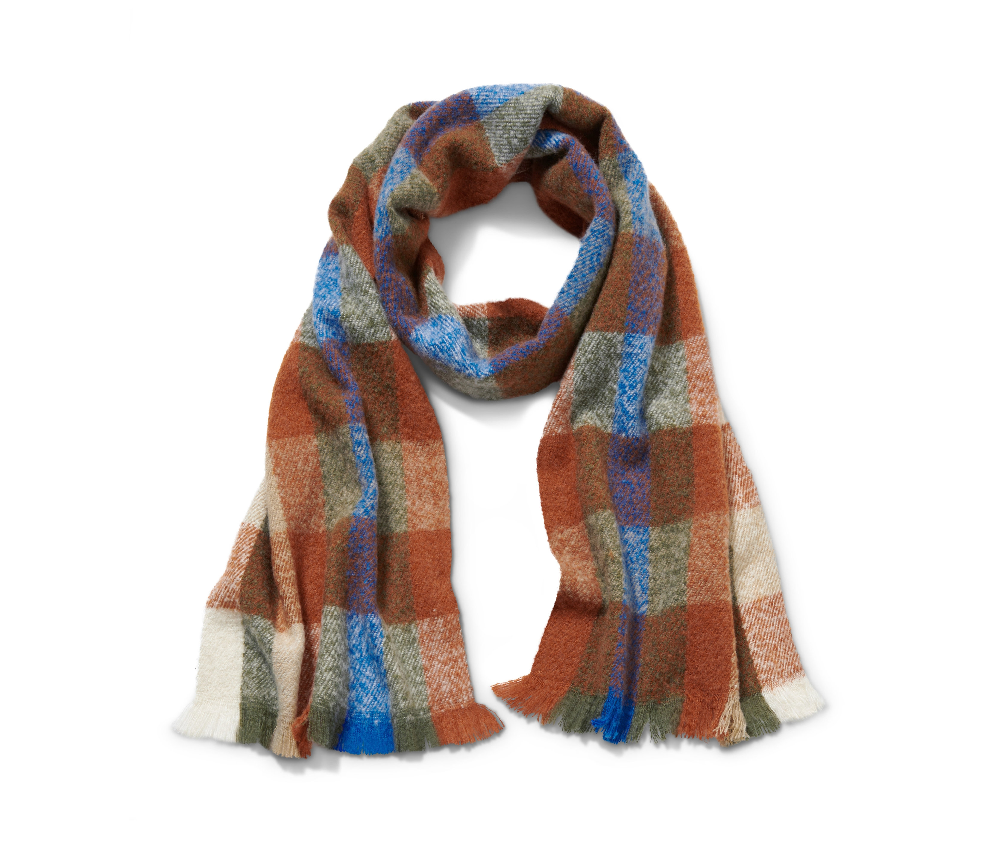 Tchibo - Szalik z dzianiny w kratkę